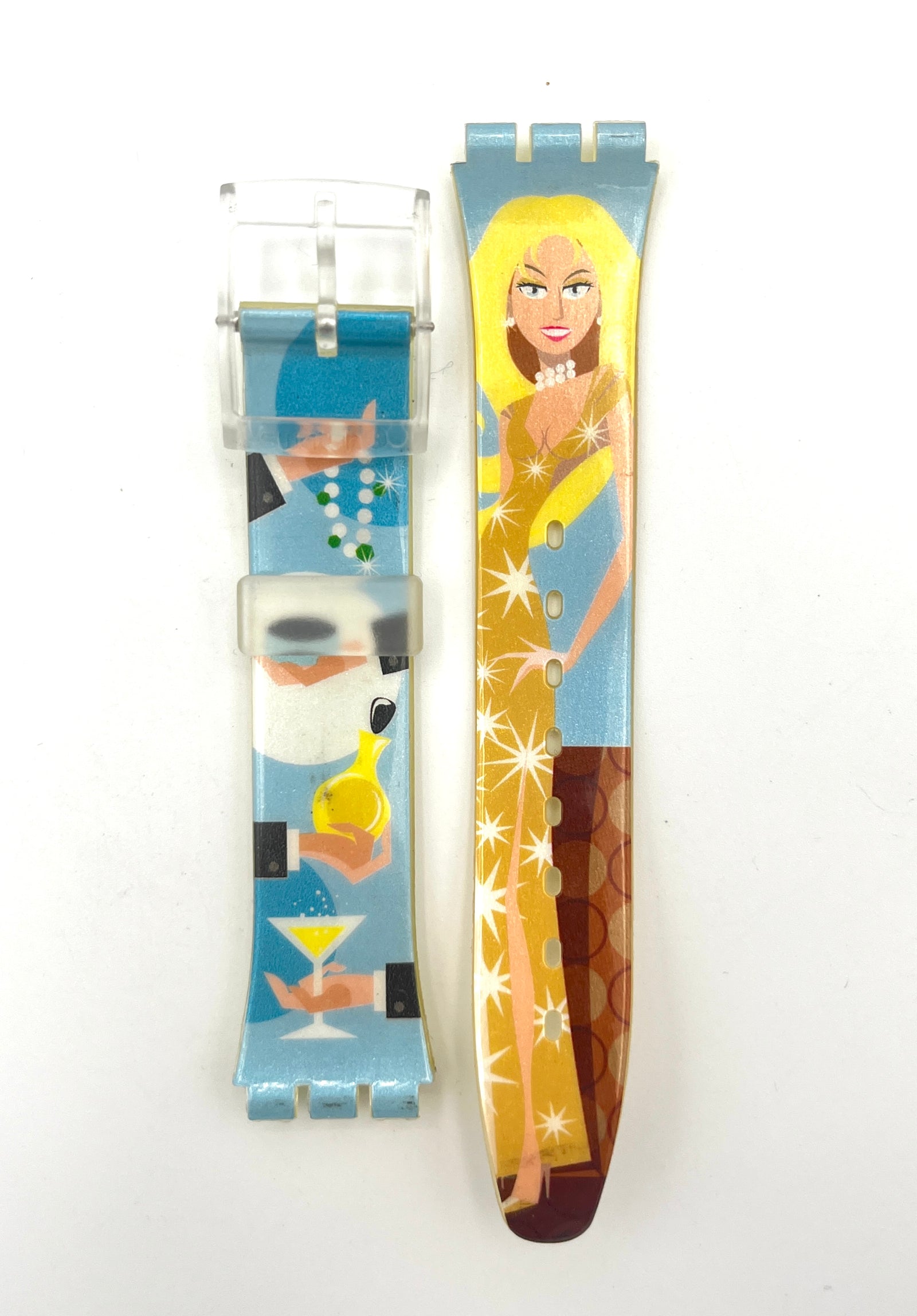 Swatch 17mm Replacement Band Gent SUPERDIVA AGT900 (2004)