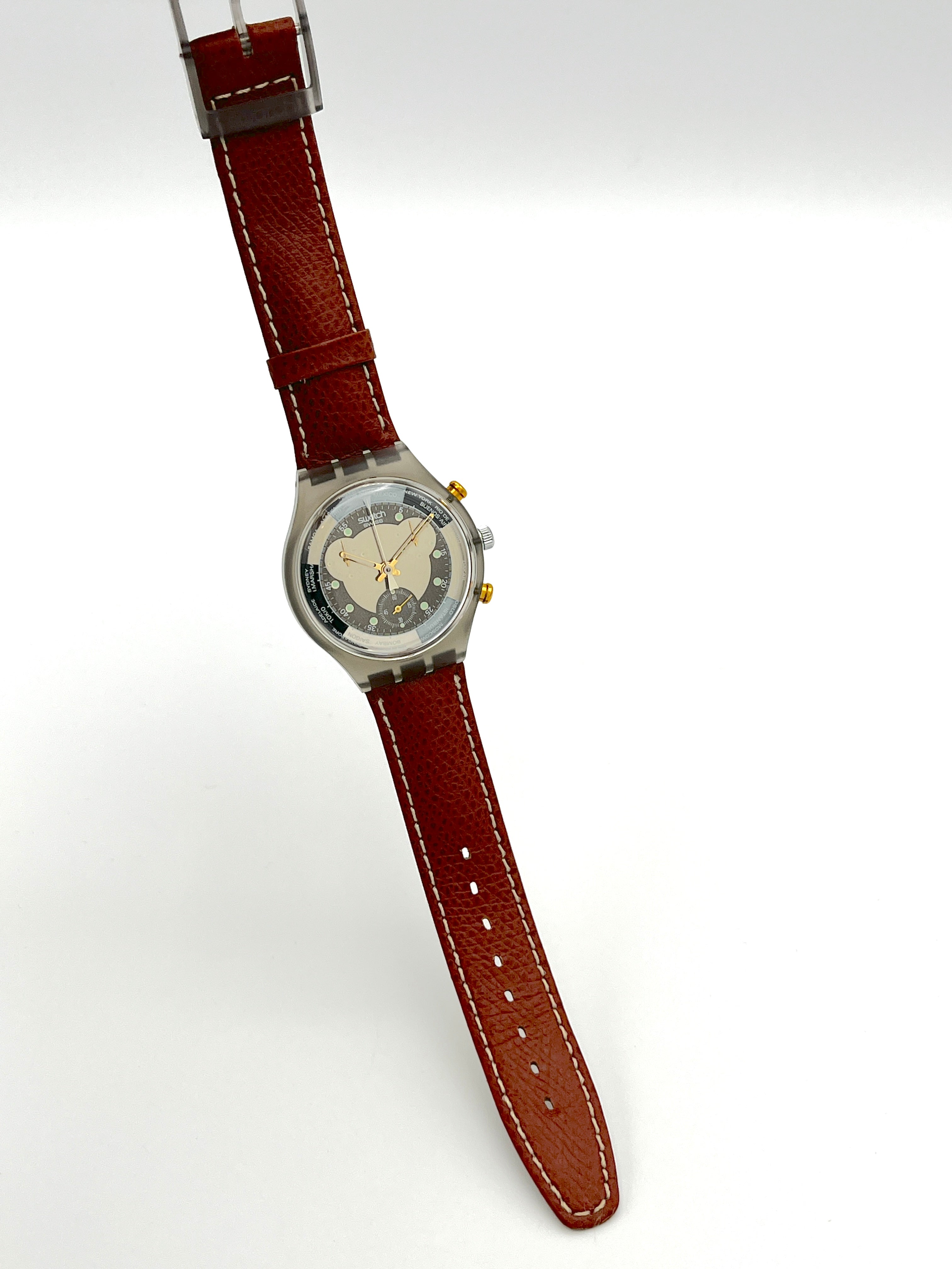 vintage Swatch Chrono JET LAG SCM102 (1993) - new in box