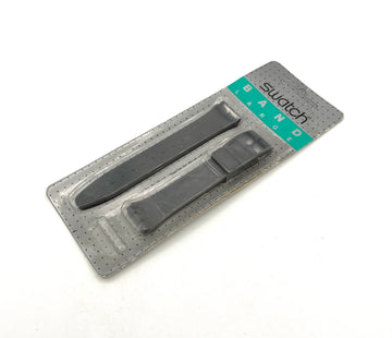 Swatch 17mm Plastic Replacement Band Gent BLACK