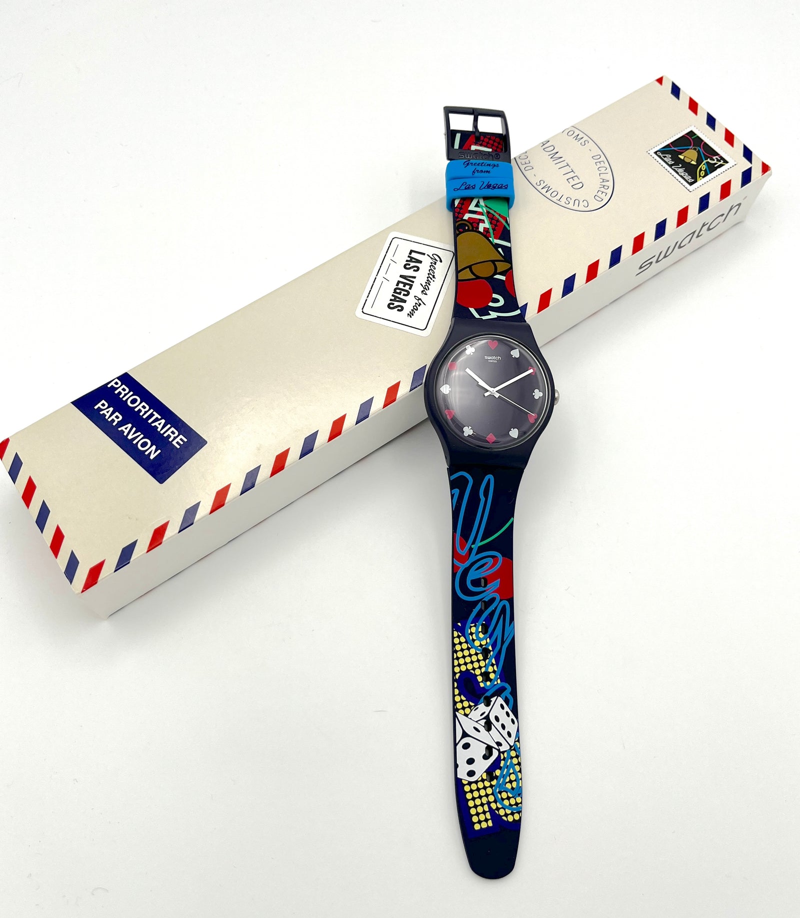 Swatch New Gent WHAT HAPPENS IN VEGAS - Destination LAS VEGAS SUOZ234 (2016)