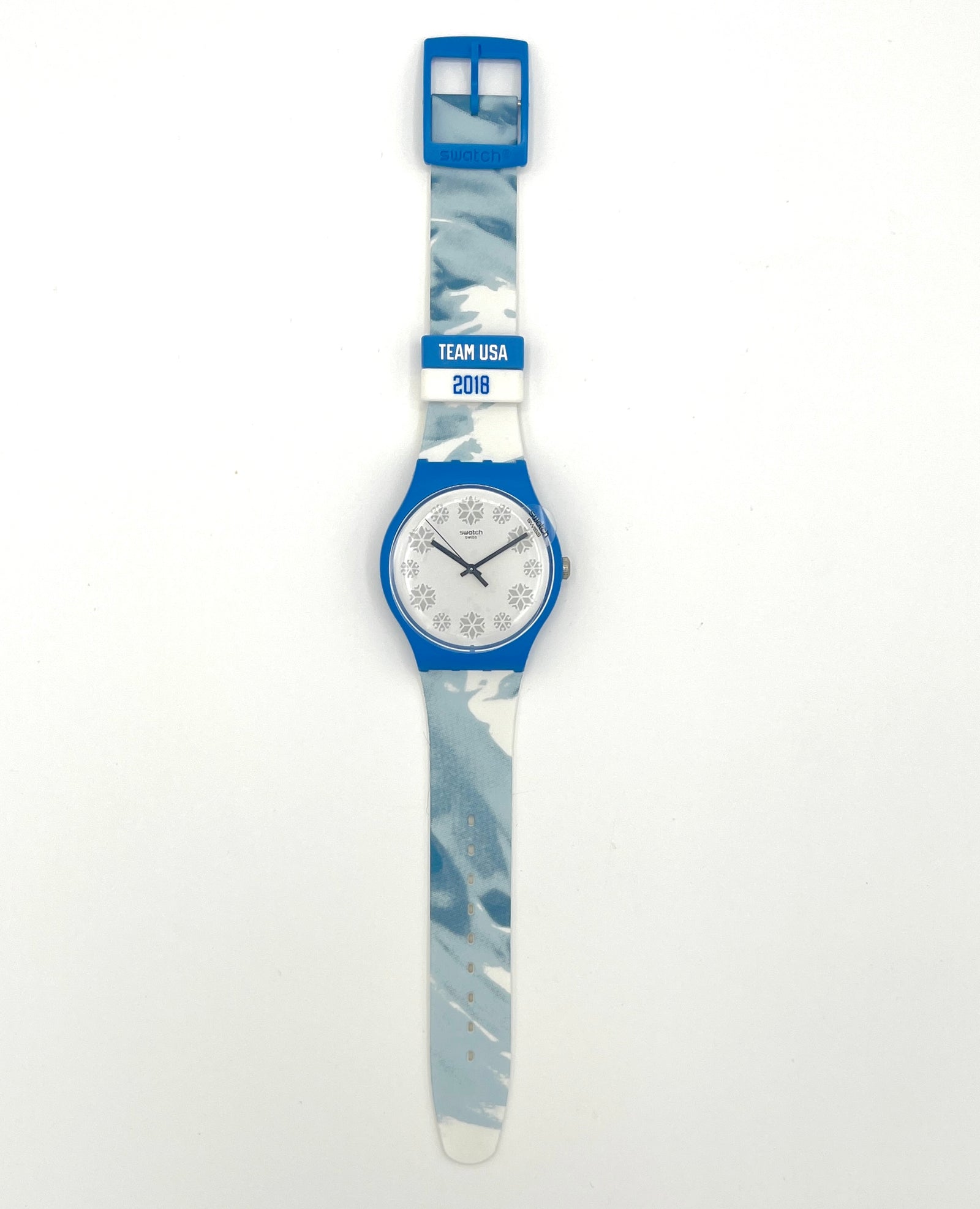 Swatch New Gent DREAM OF SNOW US Olympic Team SUOZ275 (2018)