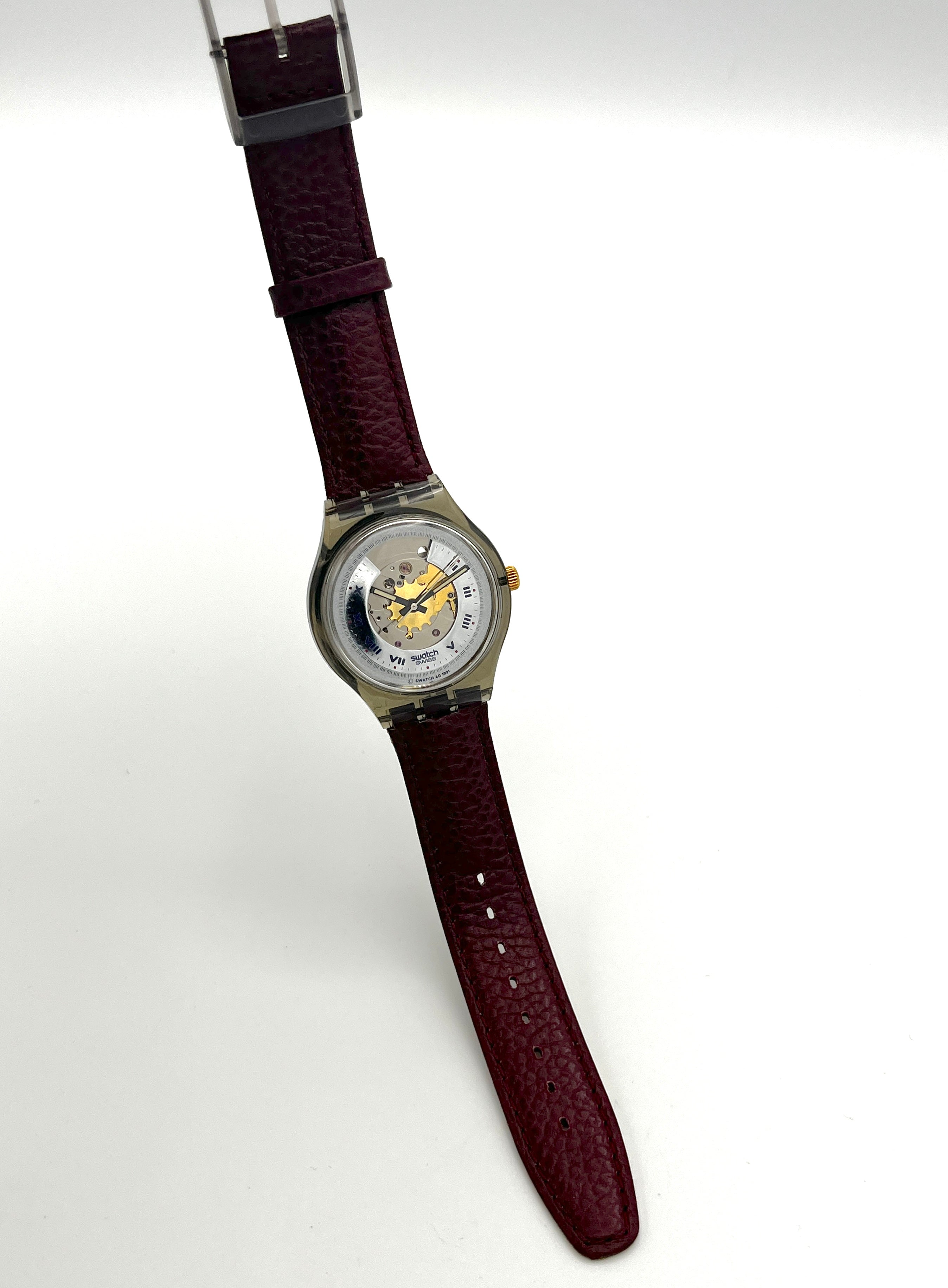 vintage Swatch Automatic RUBIN SAM100 (1991) - new in box