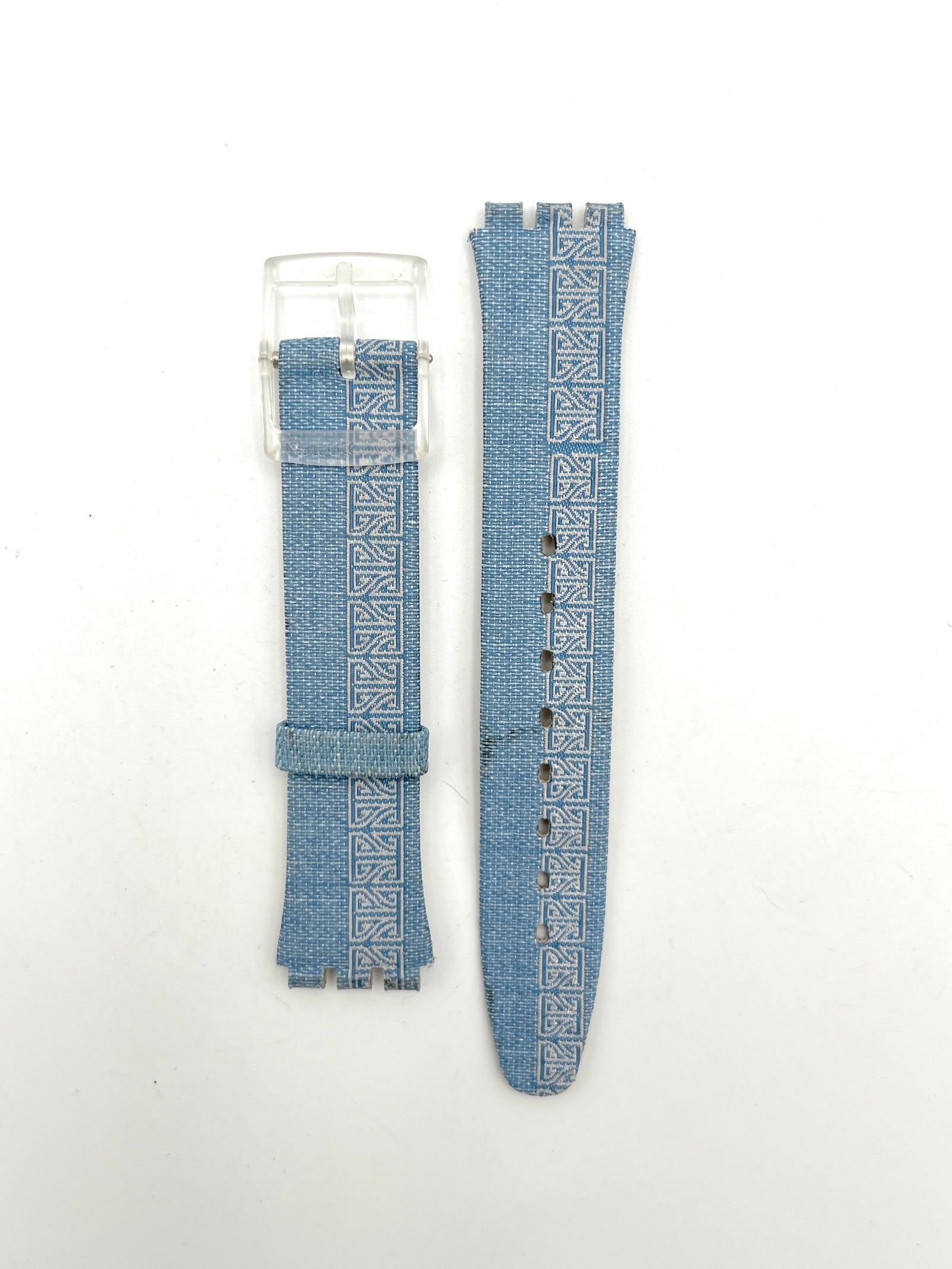 Swatch 16mm SKIN Light Blue Replacement Strap
