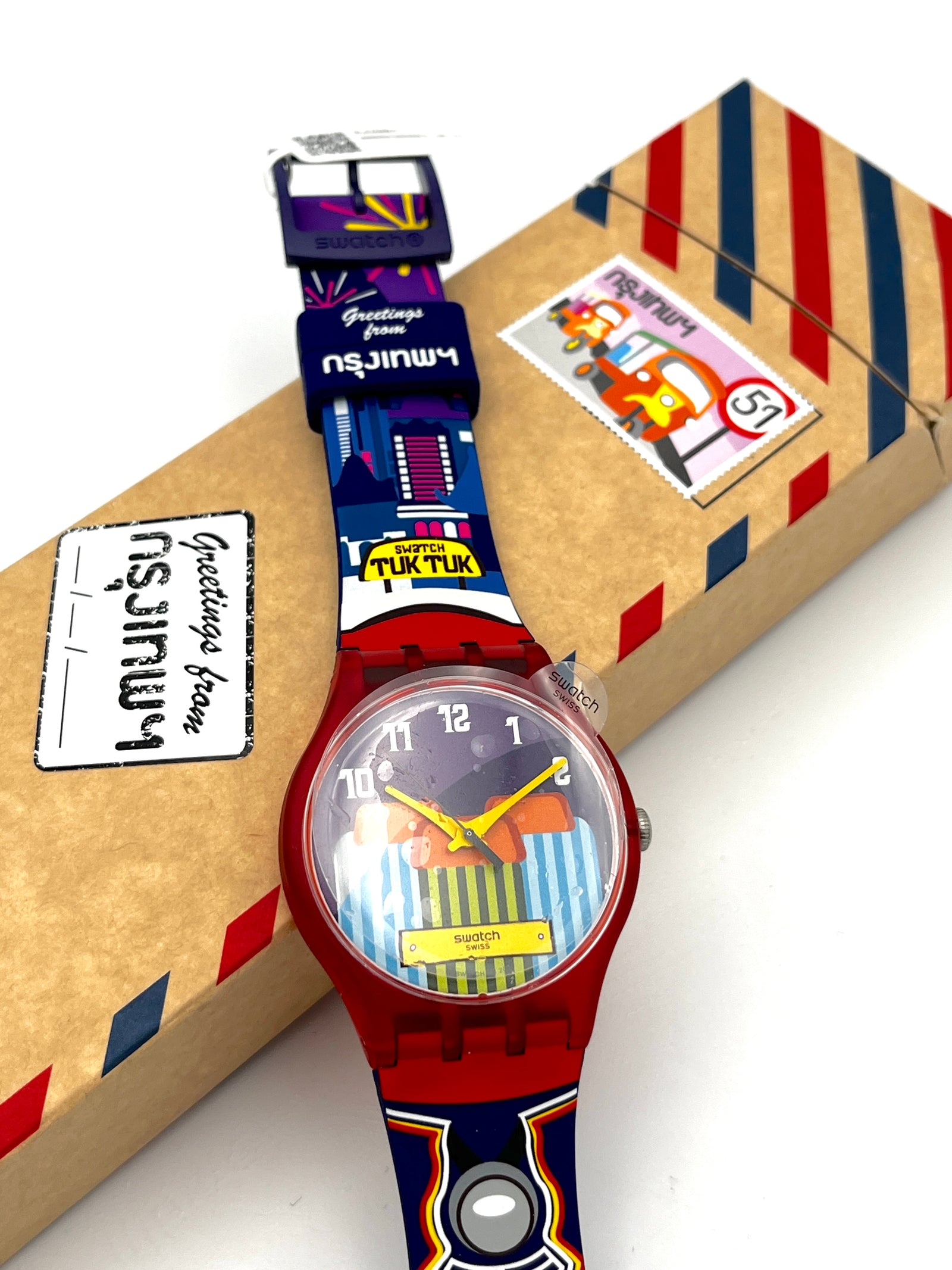 Swatch New Gent TUK TUK Sam-Lor - Destination BANGKOK SUOZ284 (2018)