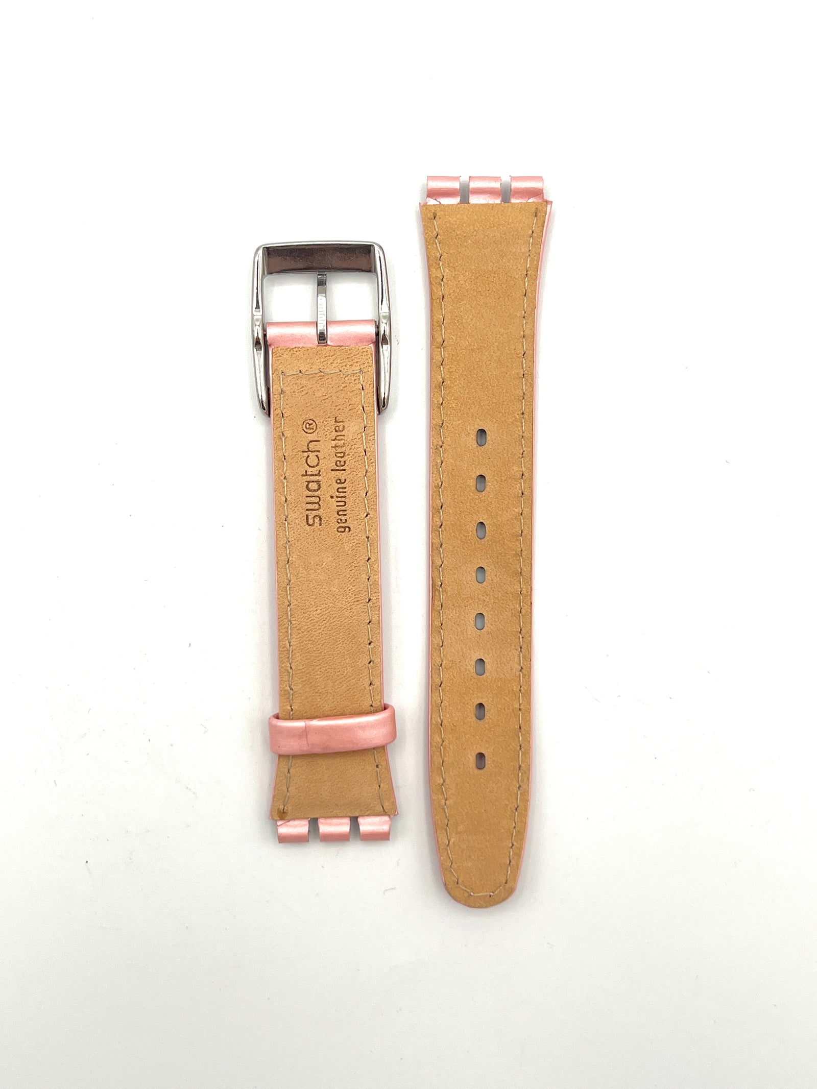 Swatch Irony 17mm Pink Leather Replacement Band TASTE OF PINK SAYMS410
