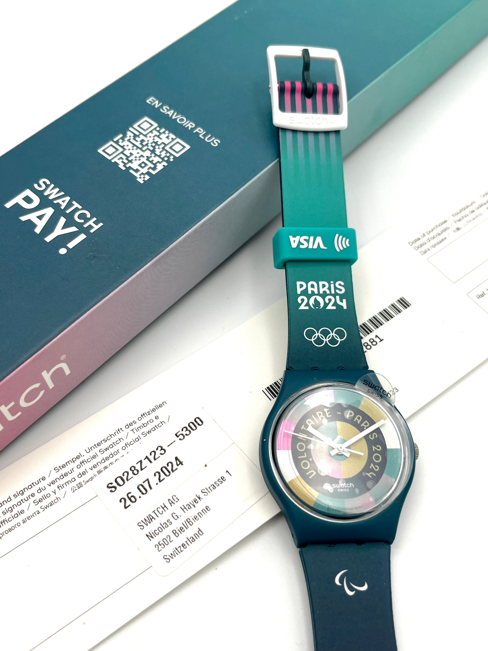 Swatch Gent PARIS Olympic Games Volunteer SO28Z123-5300 (2024)