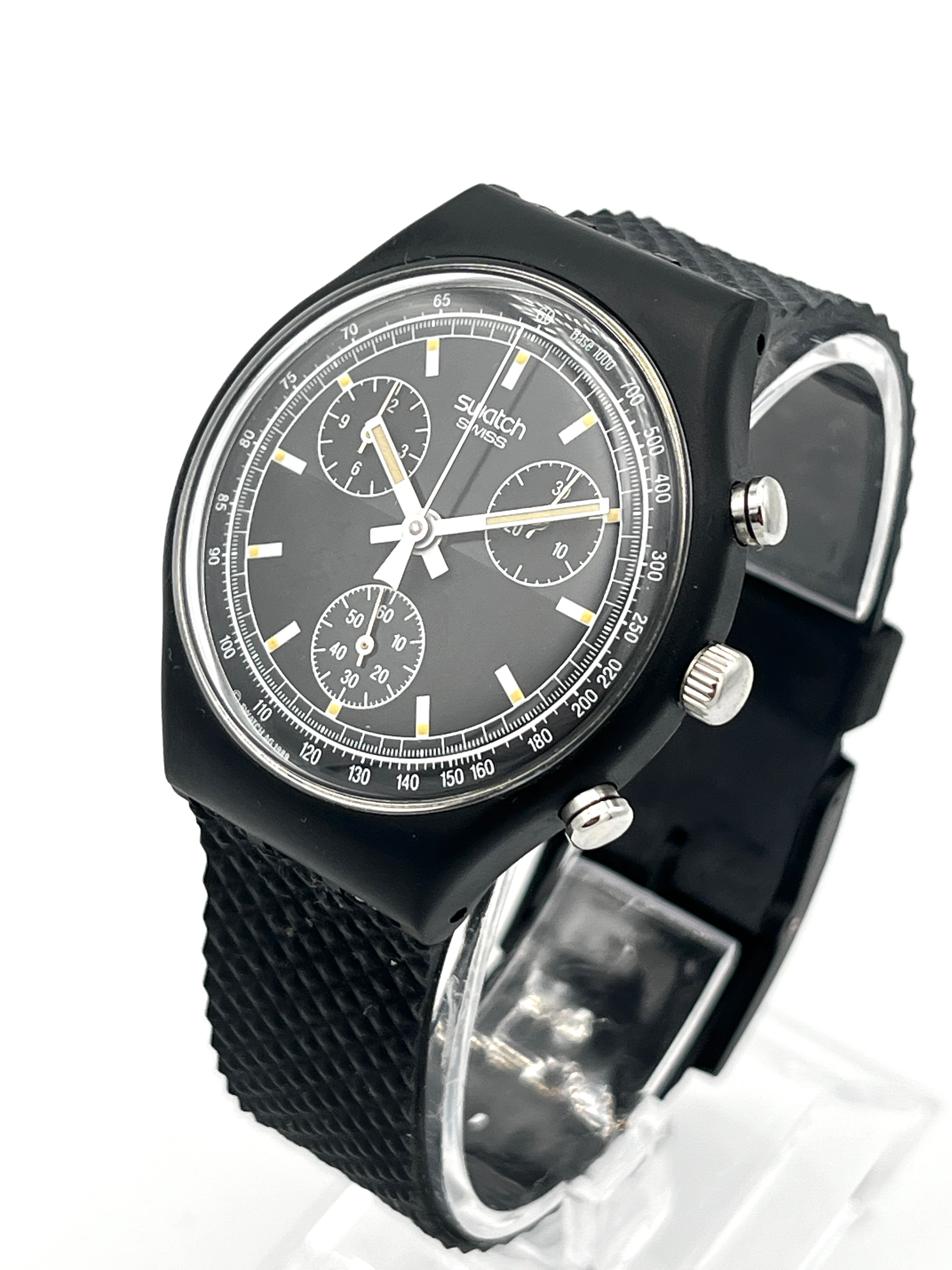 Swatch Chrono BLACK FRIDAY Bi-Color SCB100V (1991) - new in box
