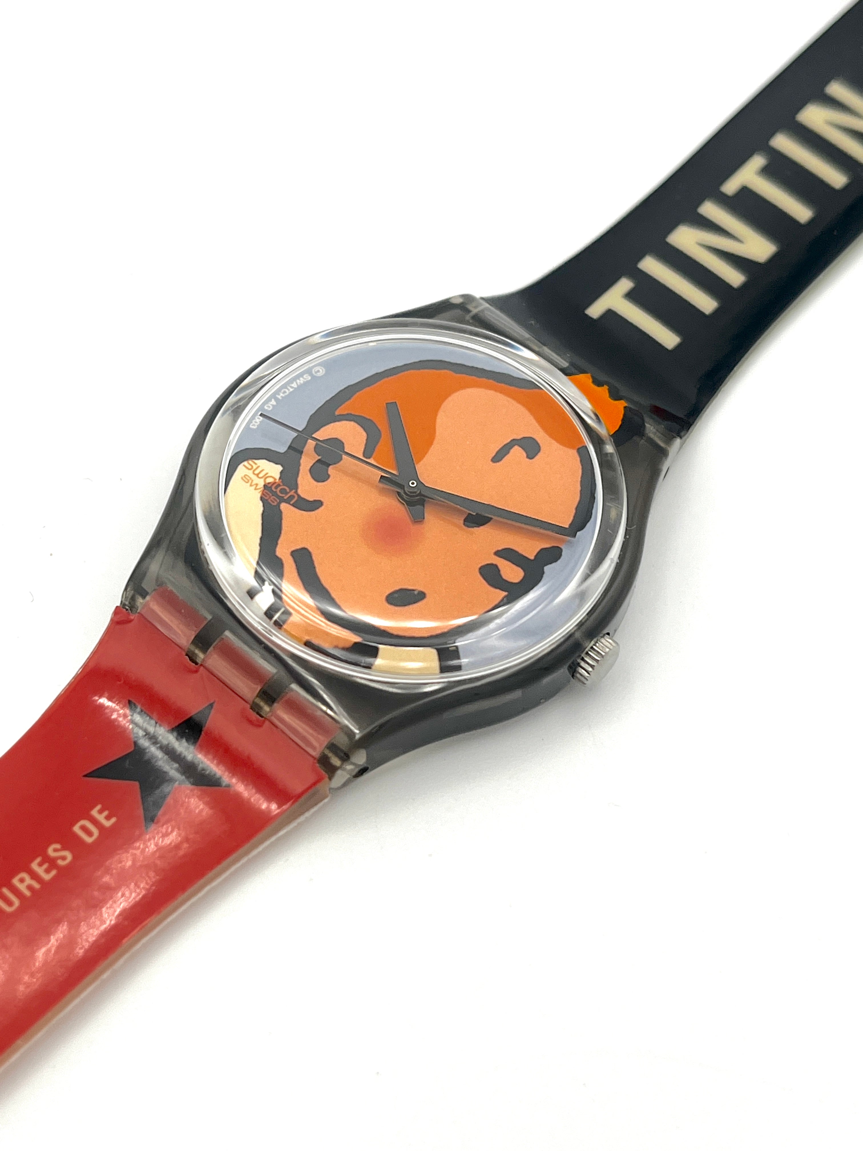 Swatch Gent Les Aventures de TINTIN GM165 (2004) - new in box