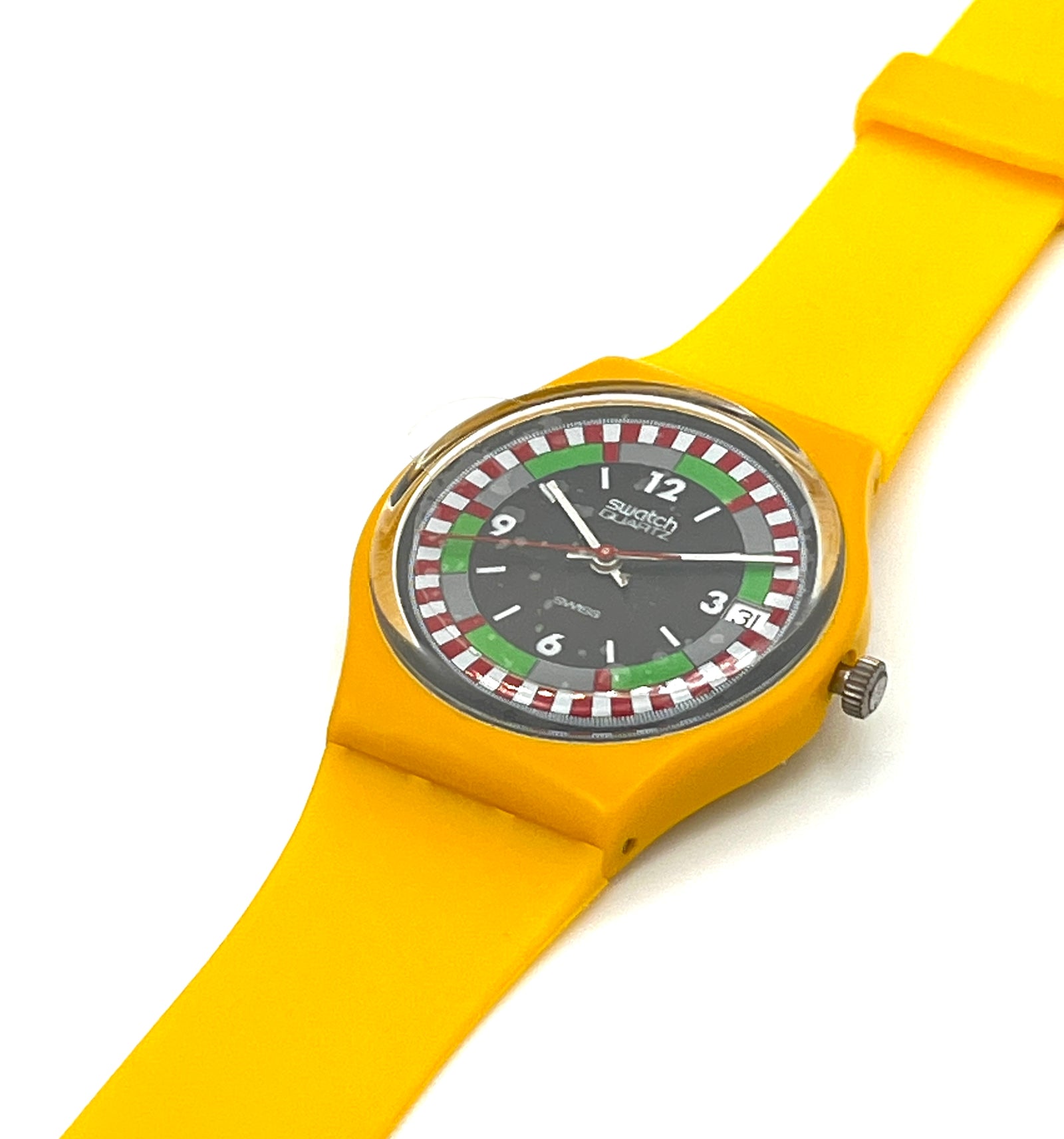 Swatch Gent YELLOW RACER GJ400 (1984)