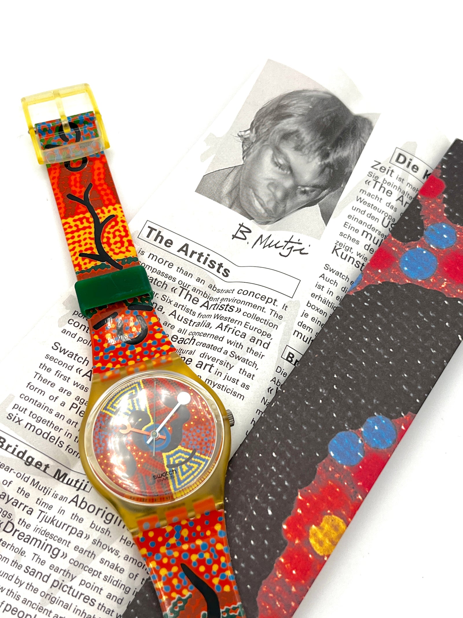 Swatch Gent Artist WANAYARRA TJUKURRPA GJ116 (1996)