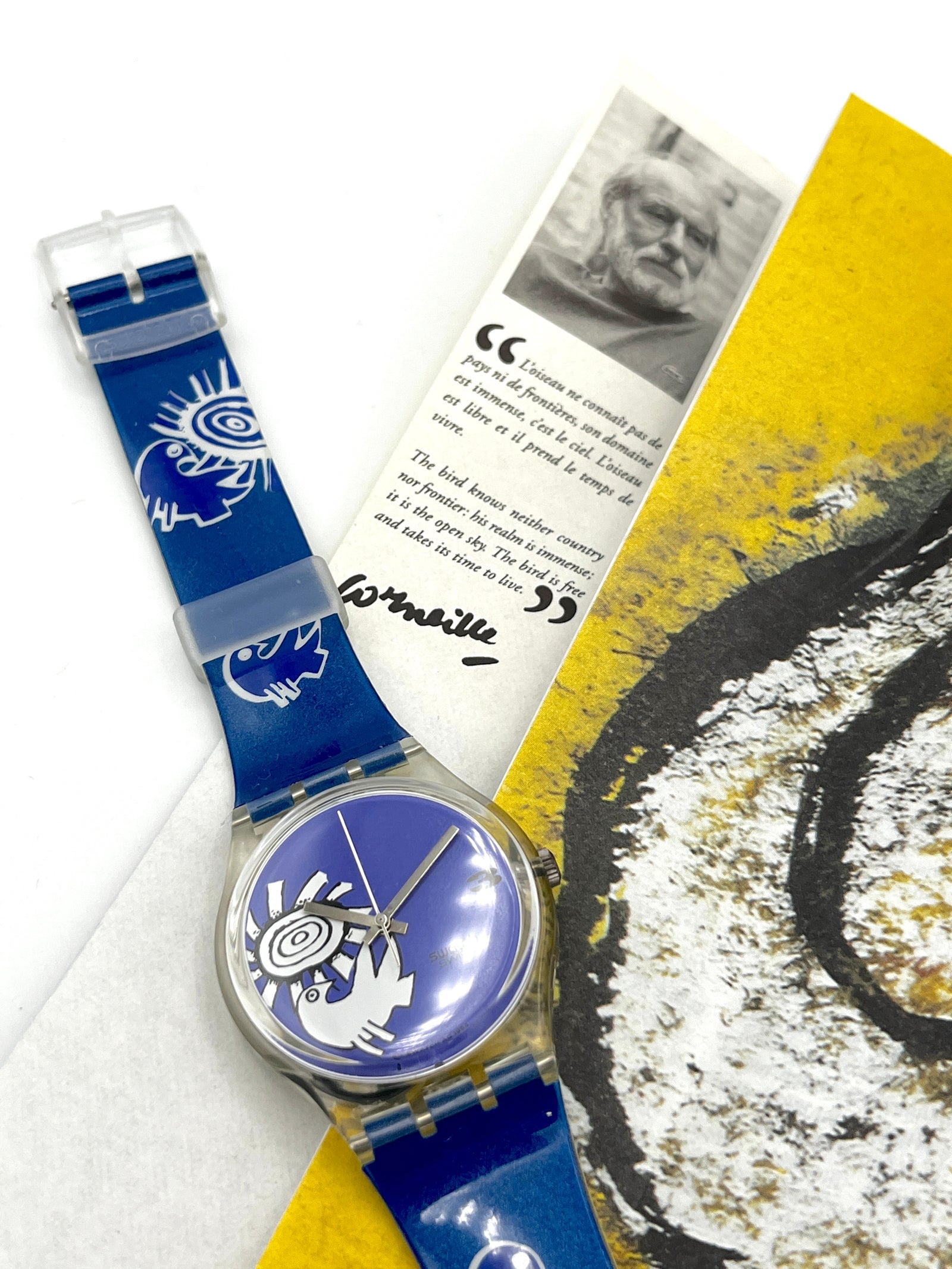 Swatch Gent Artist VIVE LA PAIX par Corneille GK206 (1995)