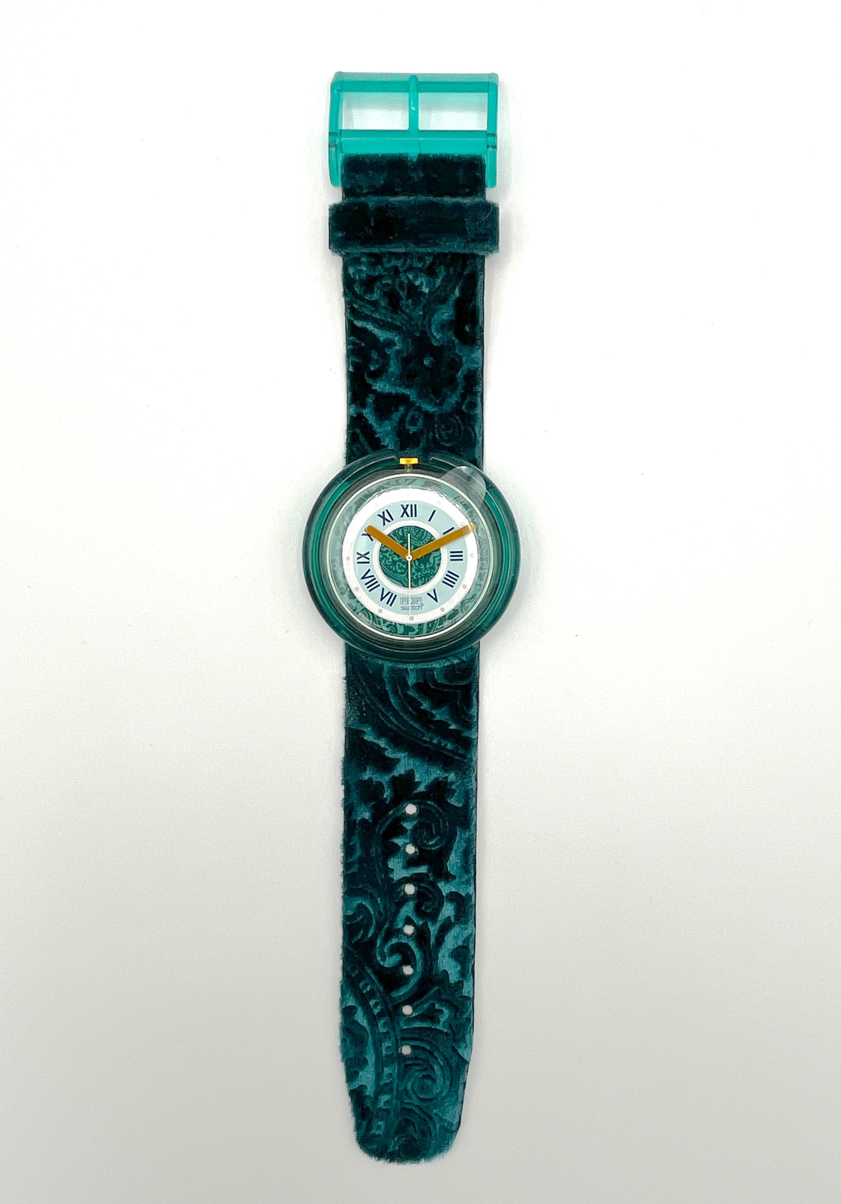 Swatch Watch - PWK188 - GREEN QUEEN 1993 Pop Swatch GREEN QUEEN PWK188 - Vintage Swatch Watch in  main image 3