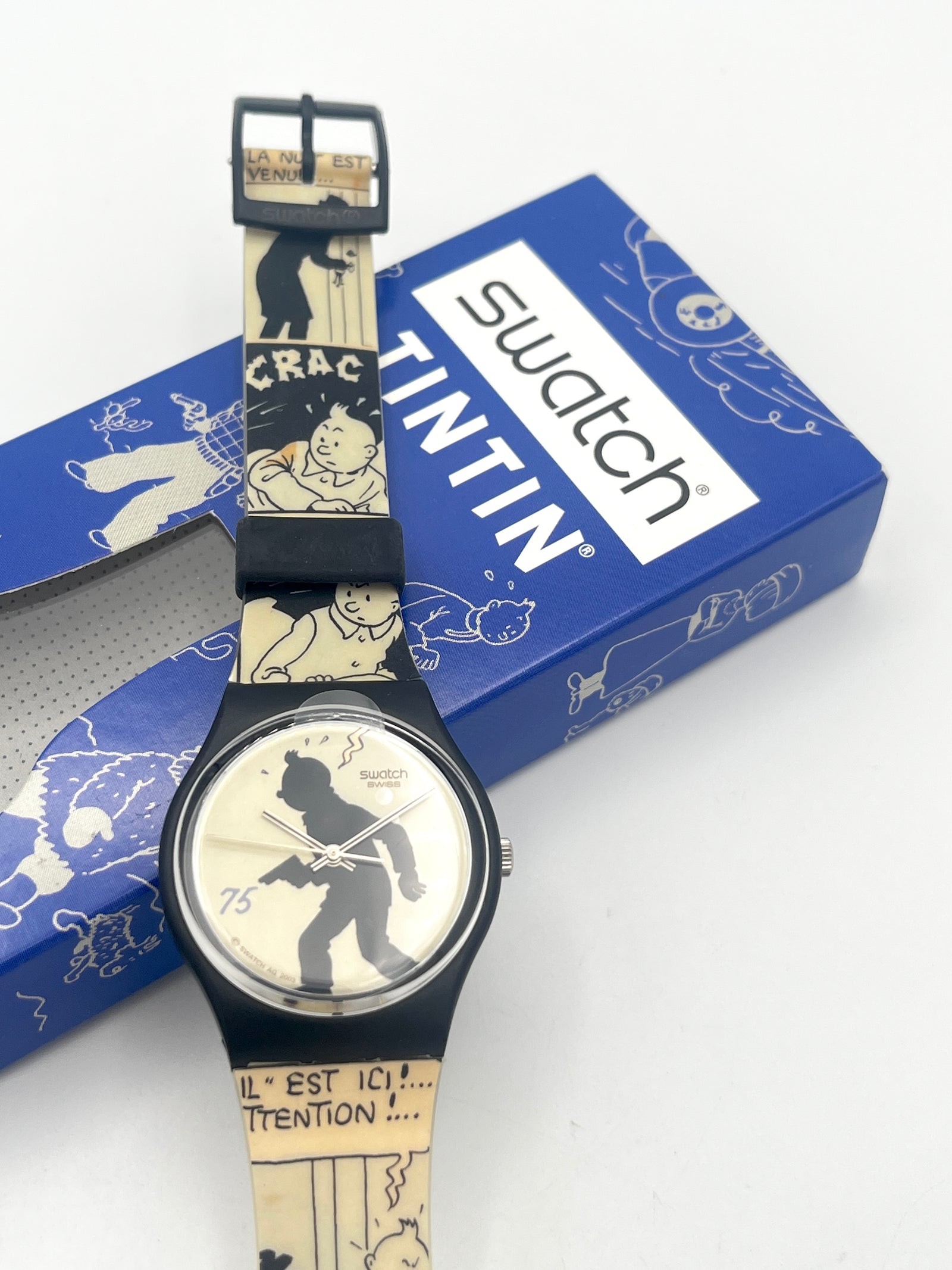 Swatch Gent Special Happy Birthday TINTIN GZ187 (2004)