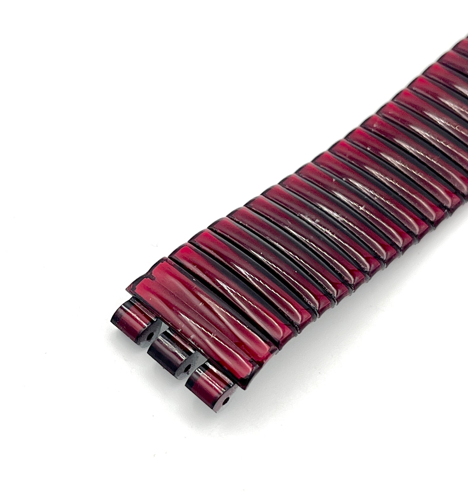 Swatch 19mm Metal Replacement Flex Band RED SNAPPER ASBM105 (1996)