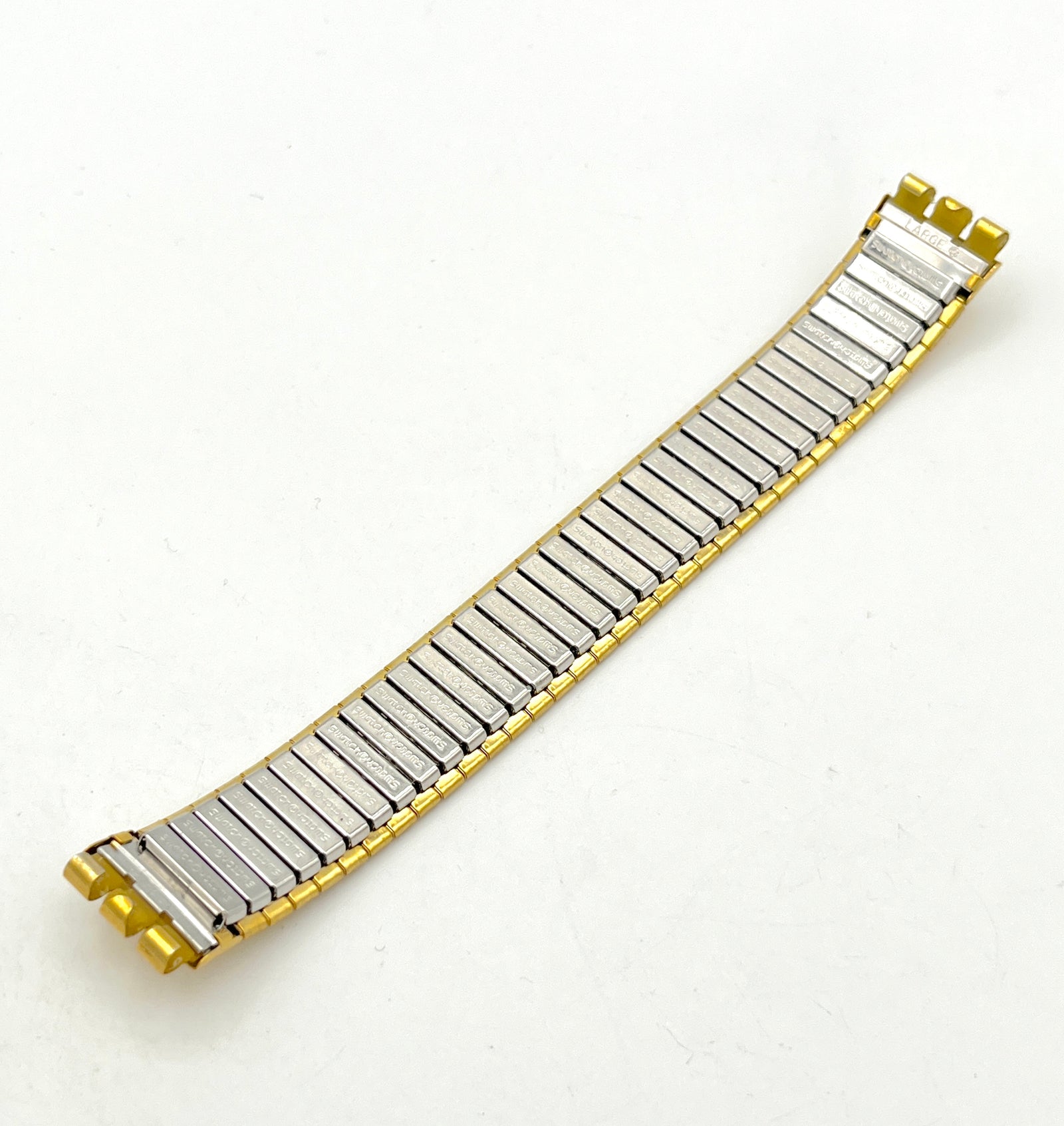 Swatch 17mm Metal Flex Replacement Band Gold