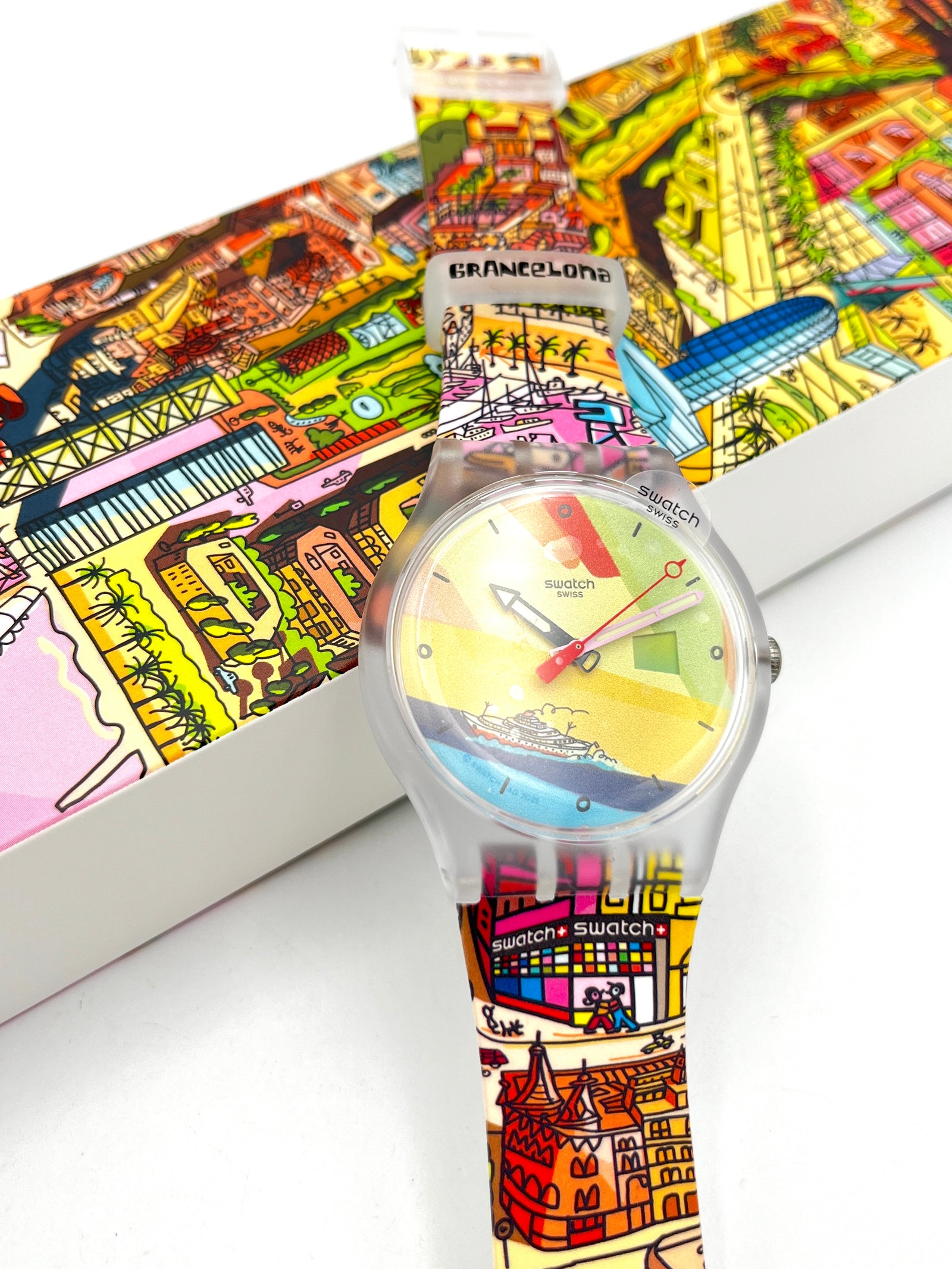 Swatch New Gent GRANCELONA - Édition spéciale Destination Art BARCELONA SO29Z708 (2026)