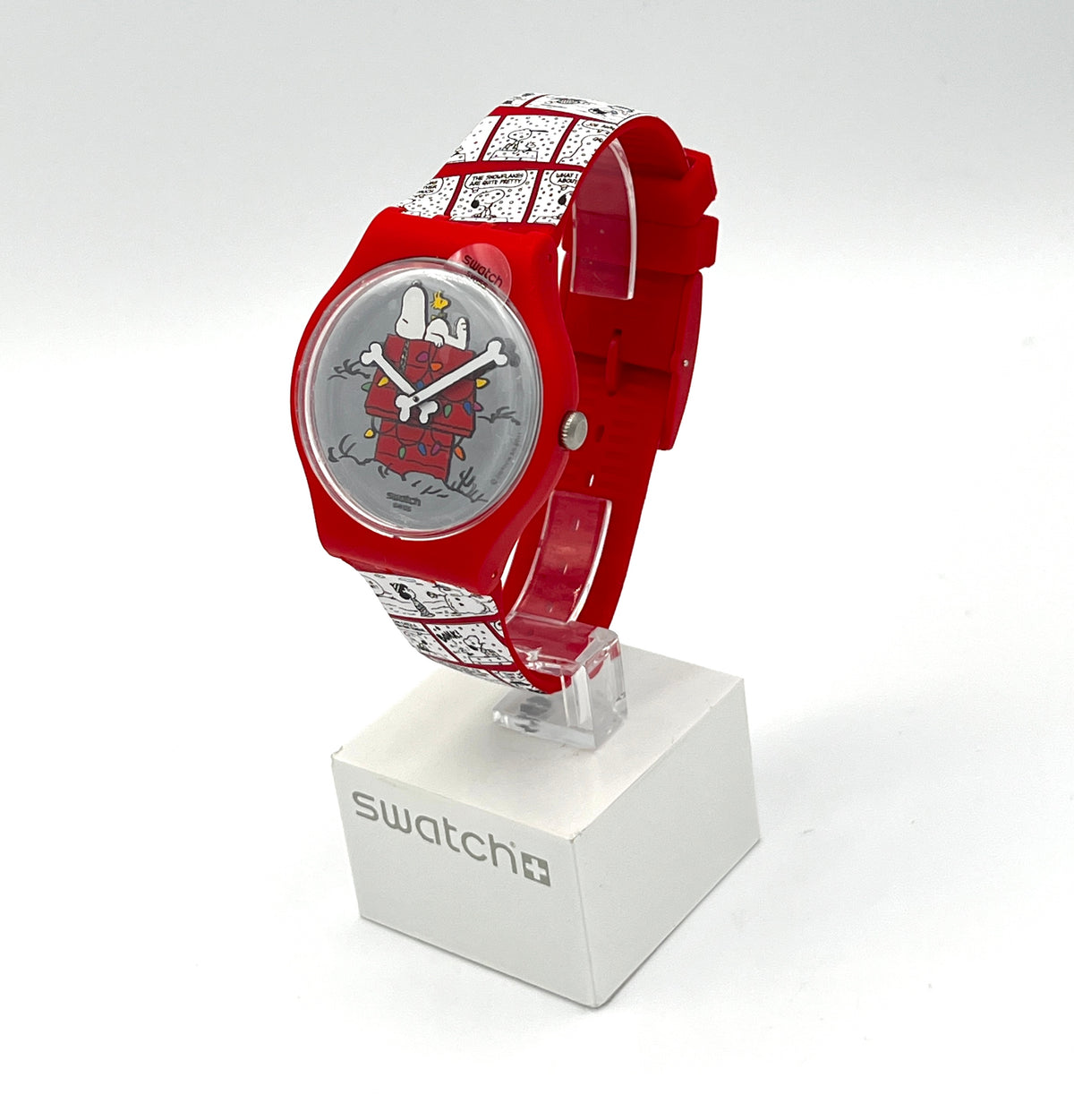 Swatch x Peanuts SO29Z109 CHOMP! - X-Mas Special 2021