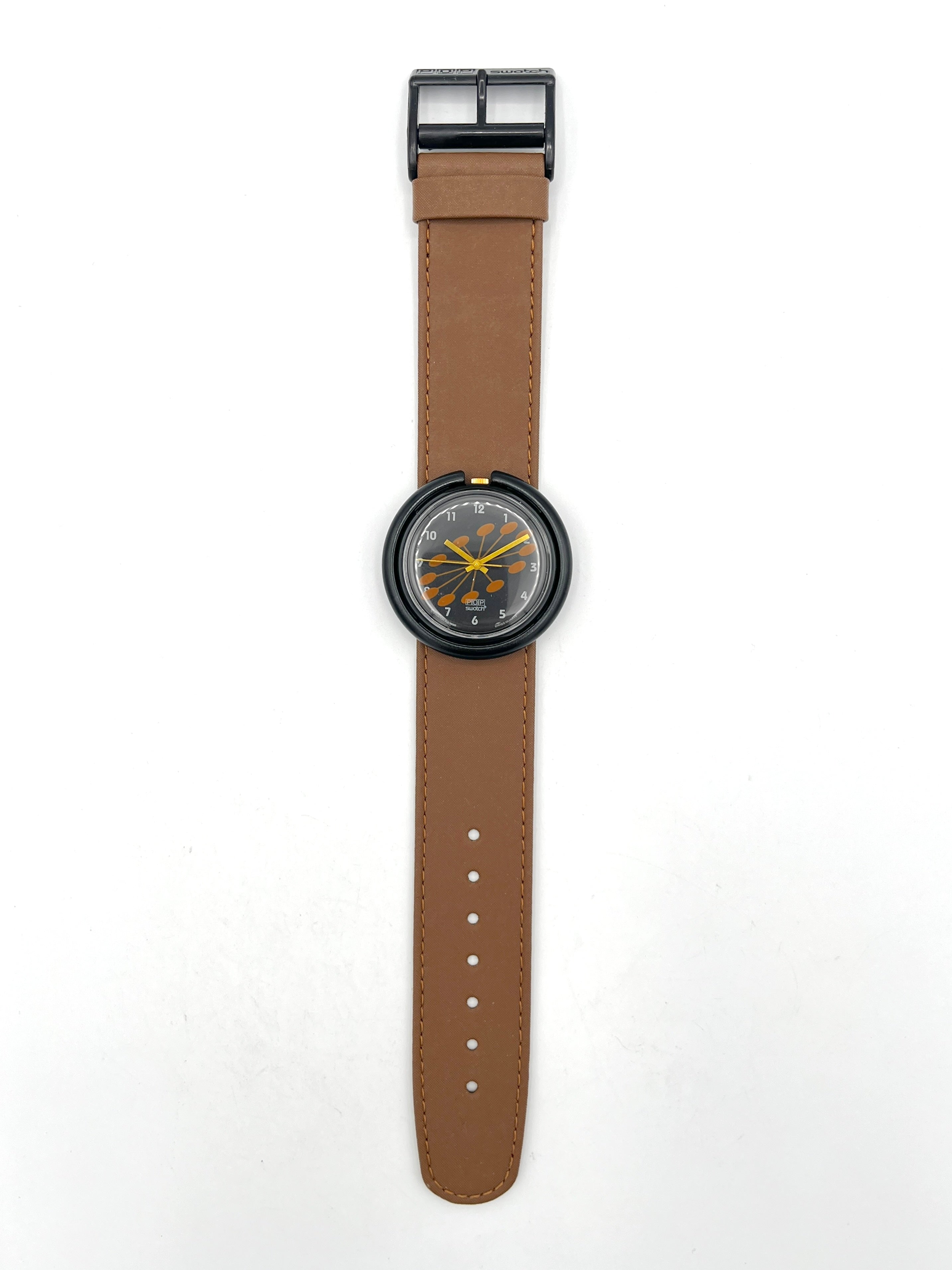 Vintage Midi Pop Swatch COFFEE PMB110 (1997) - new in box