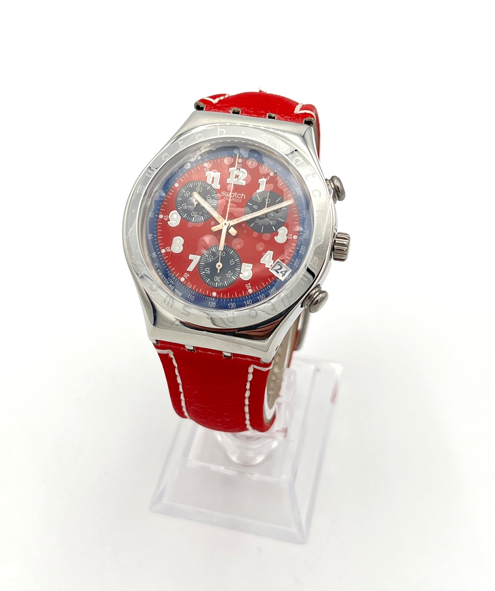 Swatch Irony Chrono SECRET AGENT RED YCS405 (1998)