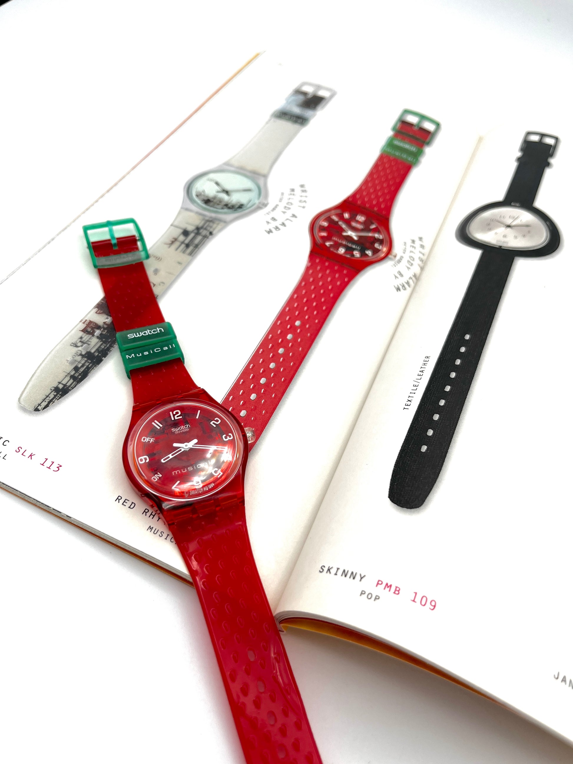 Swatch Musicall RED RHYTHM SLR102 (1997)