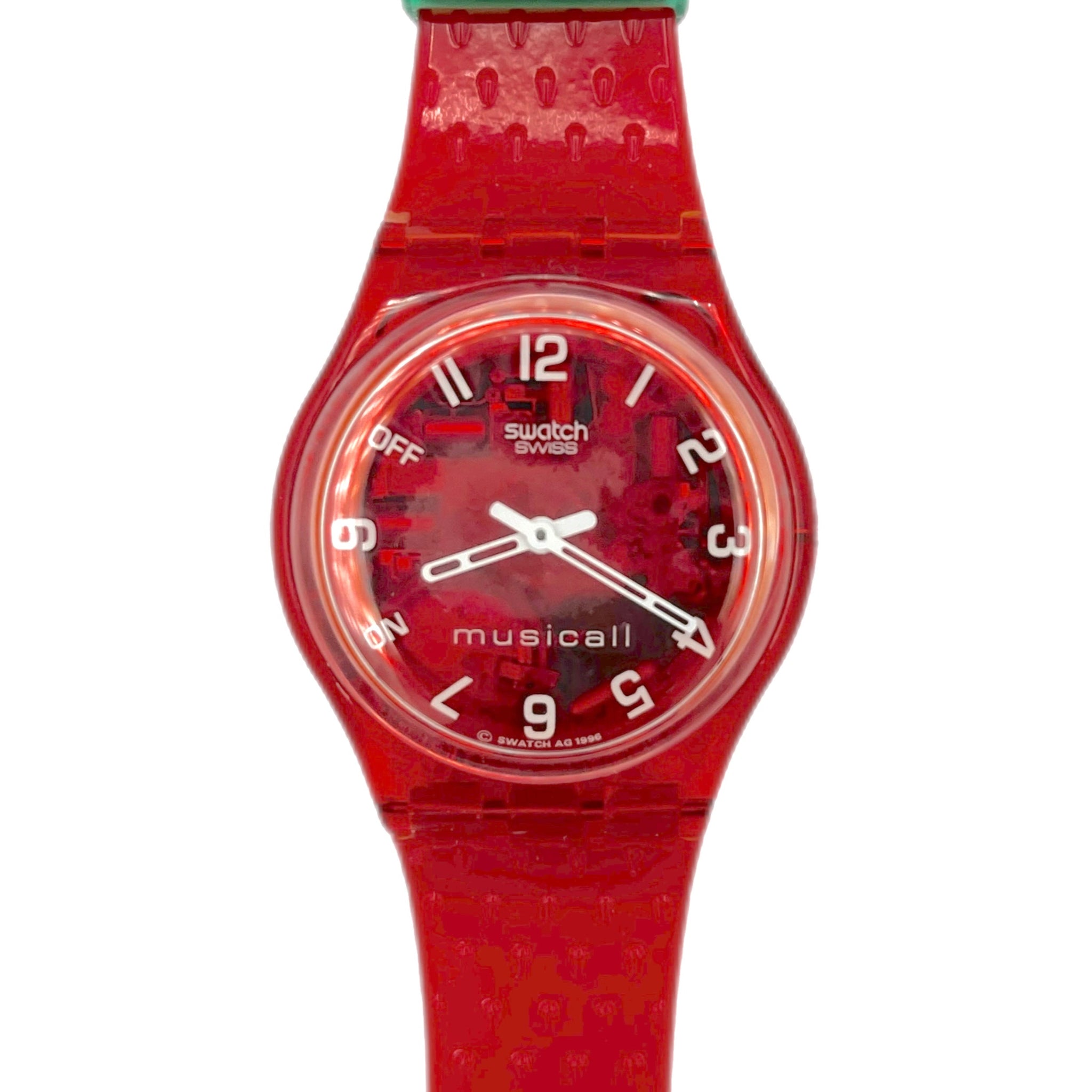 Swatch Musicall RED RHYTHM SLR102 (1997)