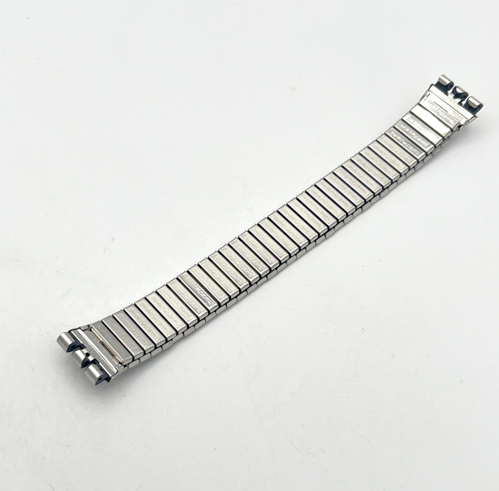 Swatch 17mm Flex Replacement Band SILVER NET AGK186