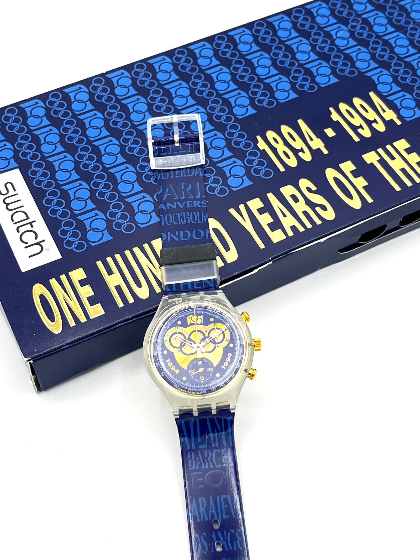 Swatch Chrono SCZ101 Olympic IOC 100 Years (1994)