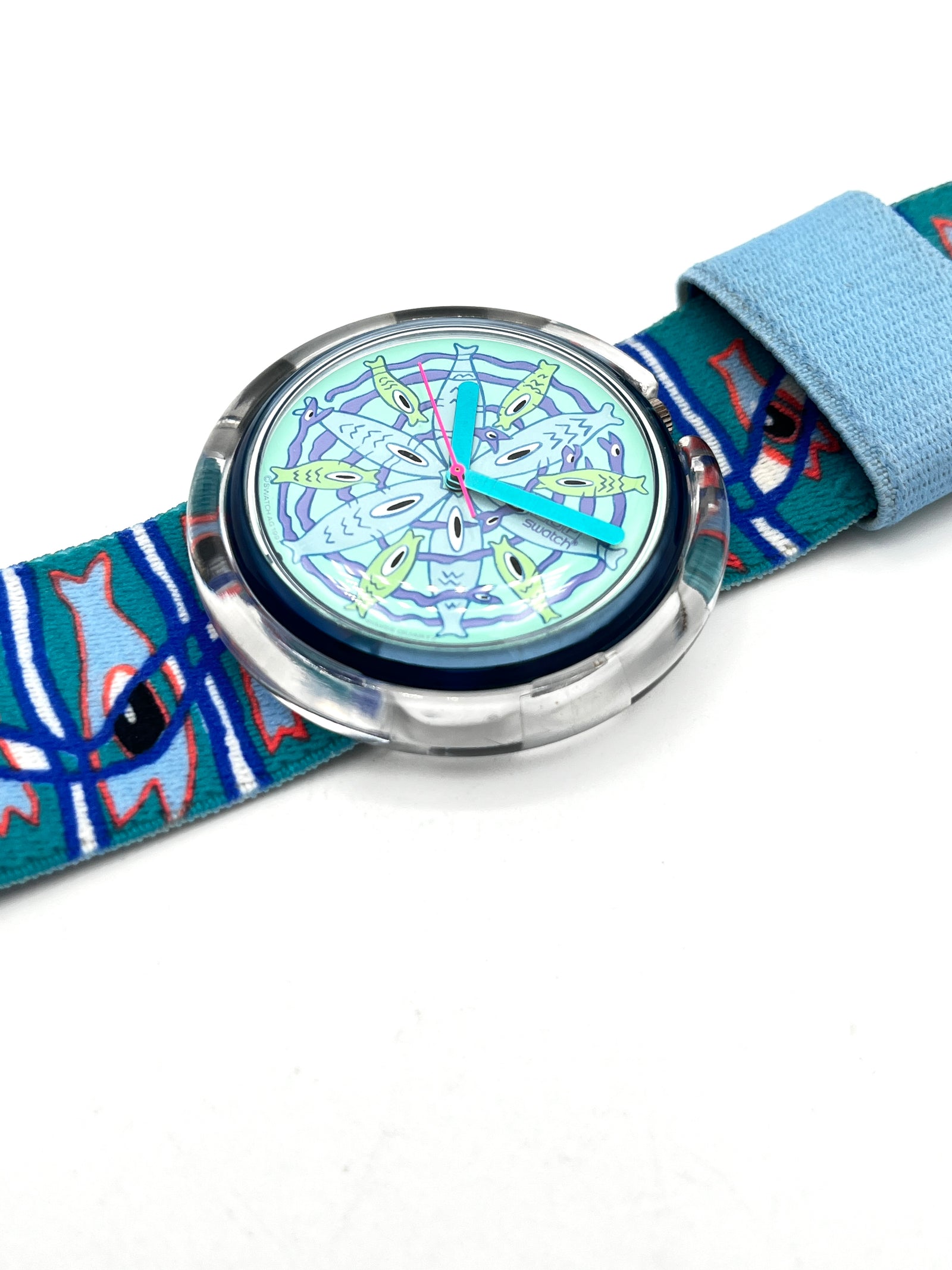 Pop Swatch BLUB BLUB by Massimo Giacon PWN106  (1992)
