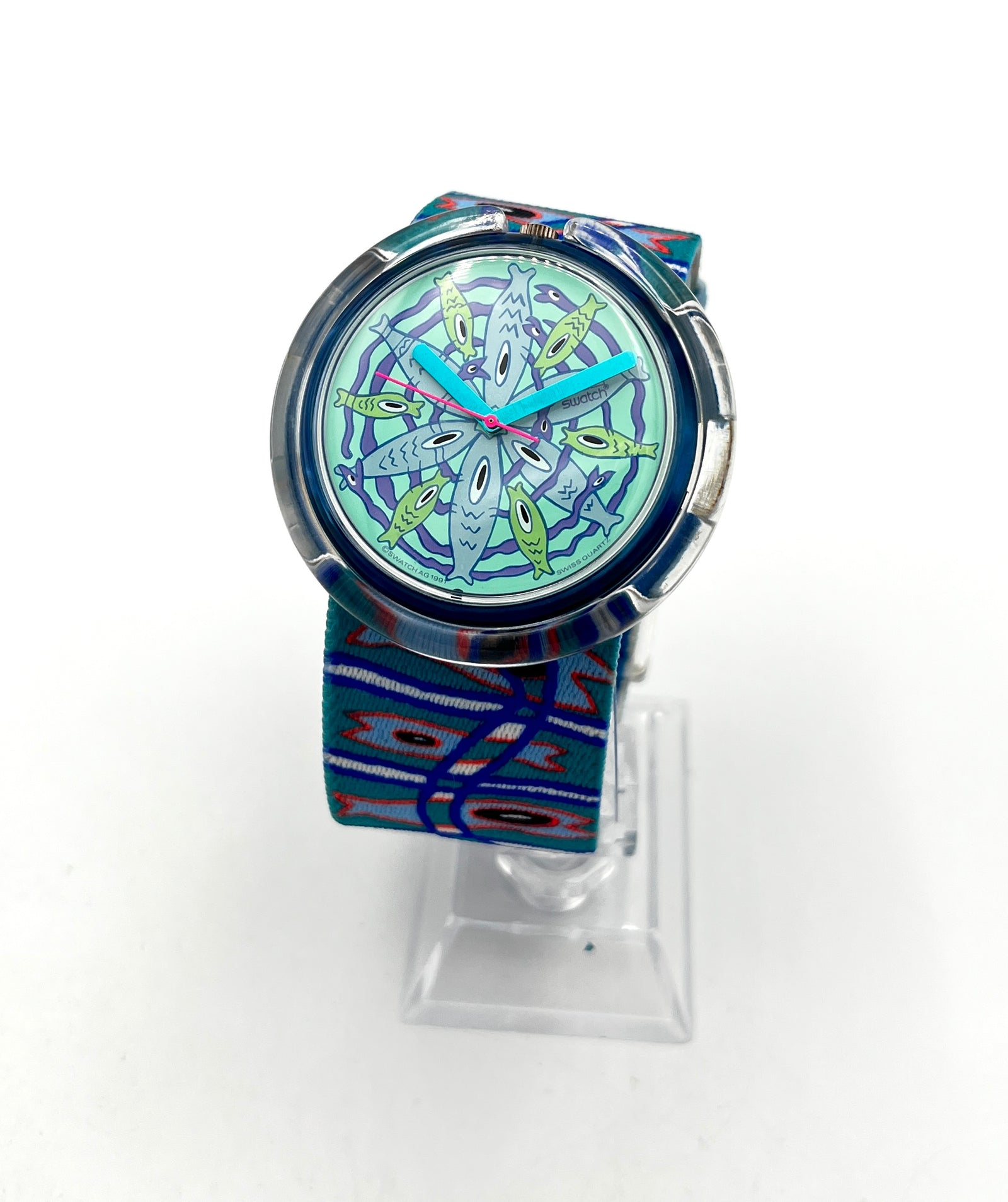 Pop Swatch BLUB BLUB by Massimo Giacon PWN106  (1992)