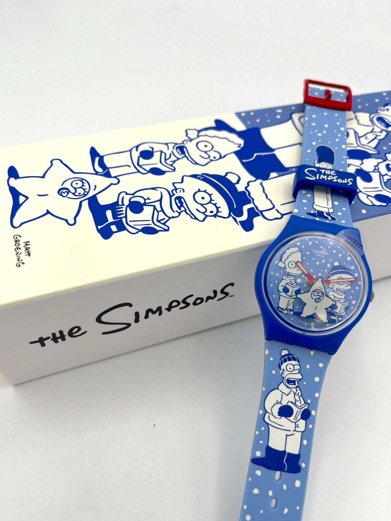 Swatch Gent TIDINGS OF JOY Simpsons Special X-mas SO28Z126 (2023)
