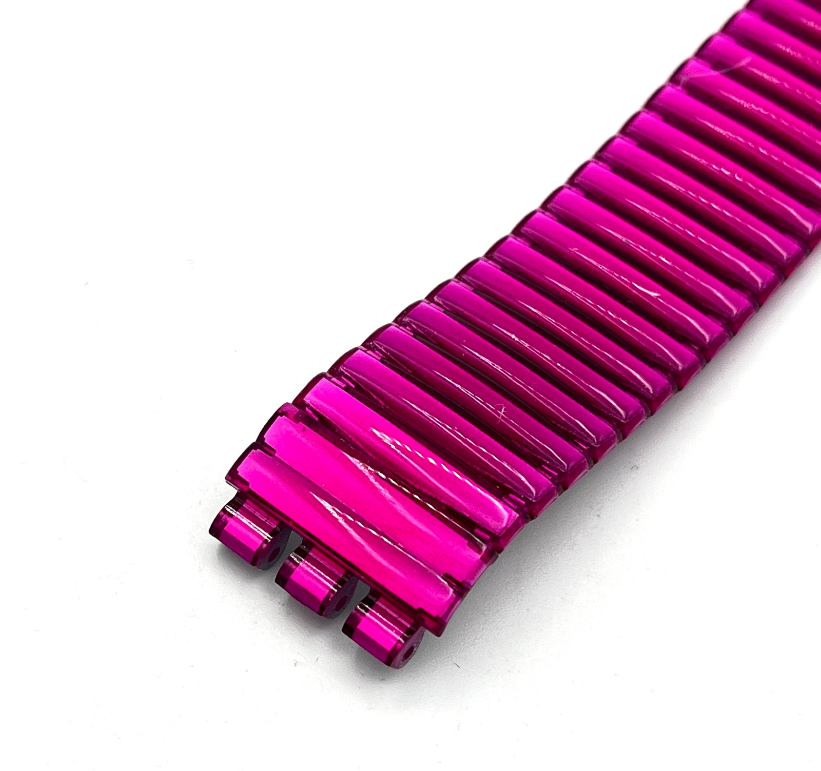Swatch 17mm Metal Flex Replacement Band CHERRY DROPS ASDG103