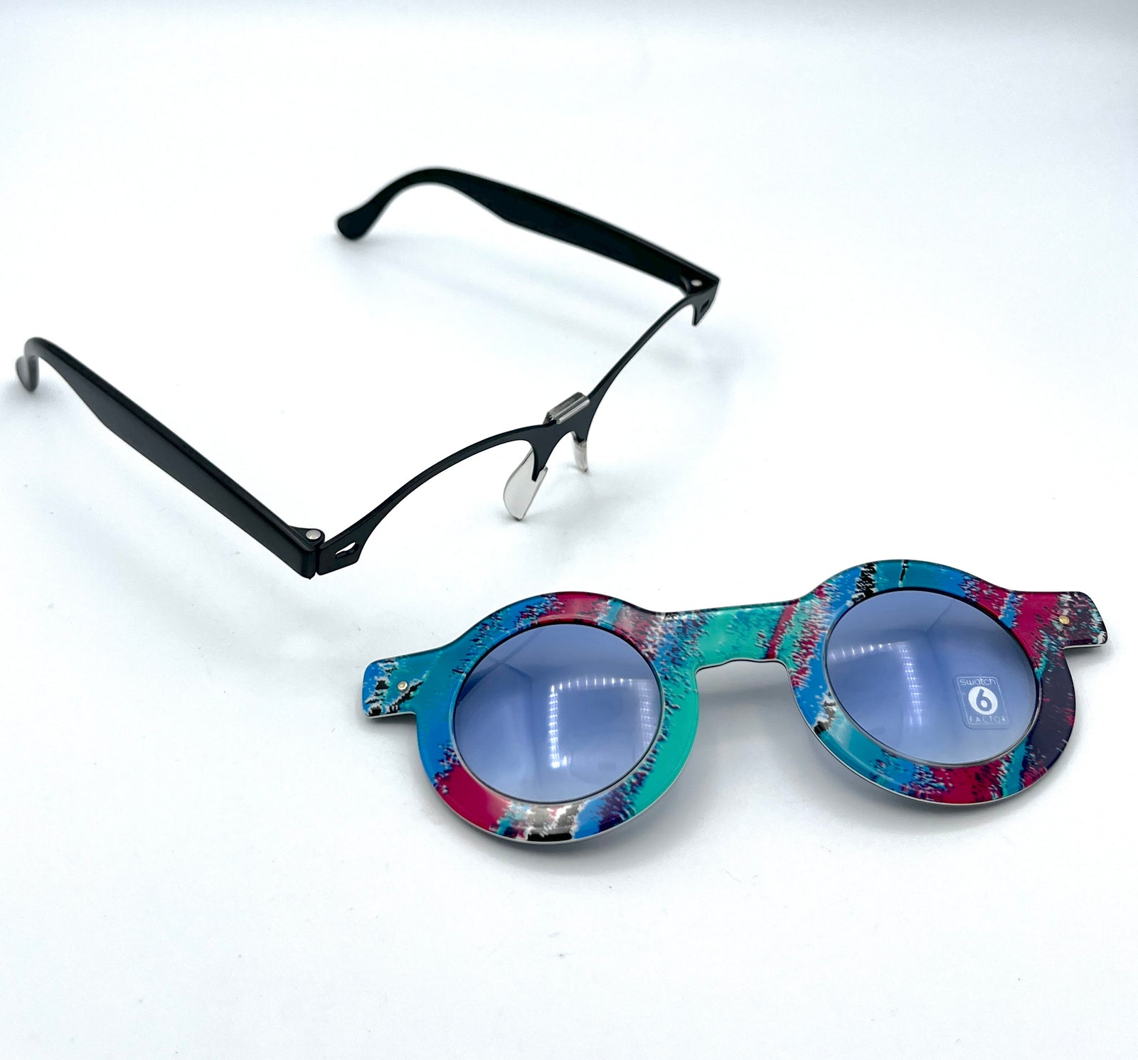 Lunettes de soleil vintage Swatch Eyes - Frozen Dream