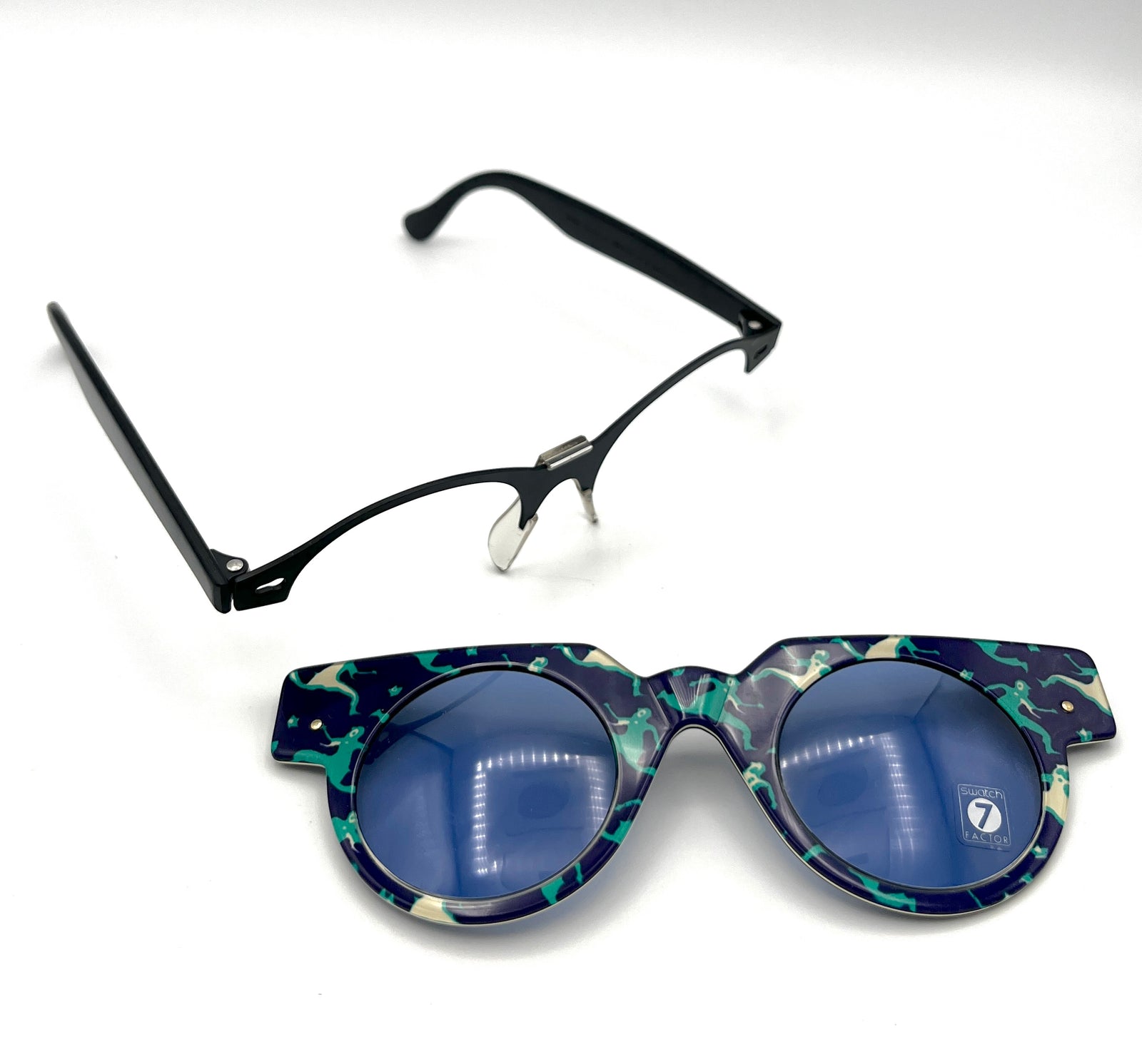 Lunettes de soleil vintage Swatch Eyes - Bonhomme
