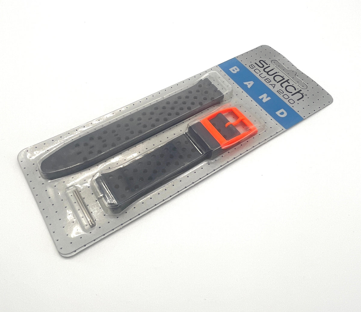 Bracelet de rechange Swatch en cuir orange 17 mm
