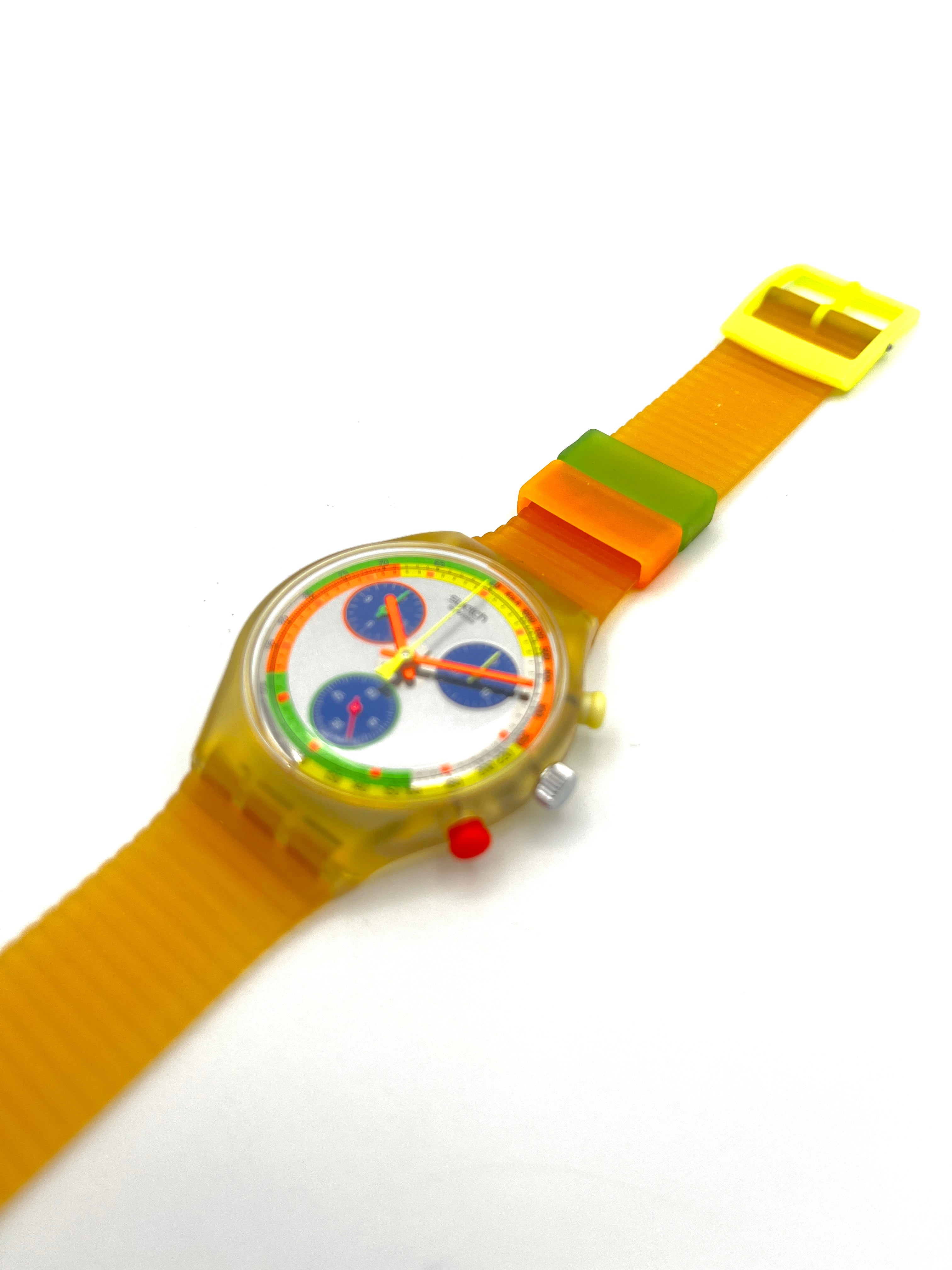 Swatch Chrono JELLY STAG SCK104 (1993) - new in box