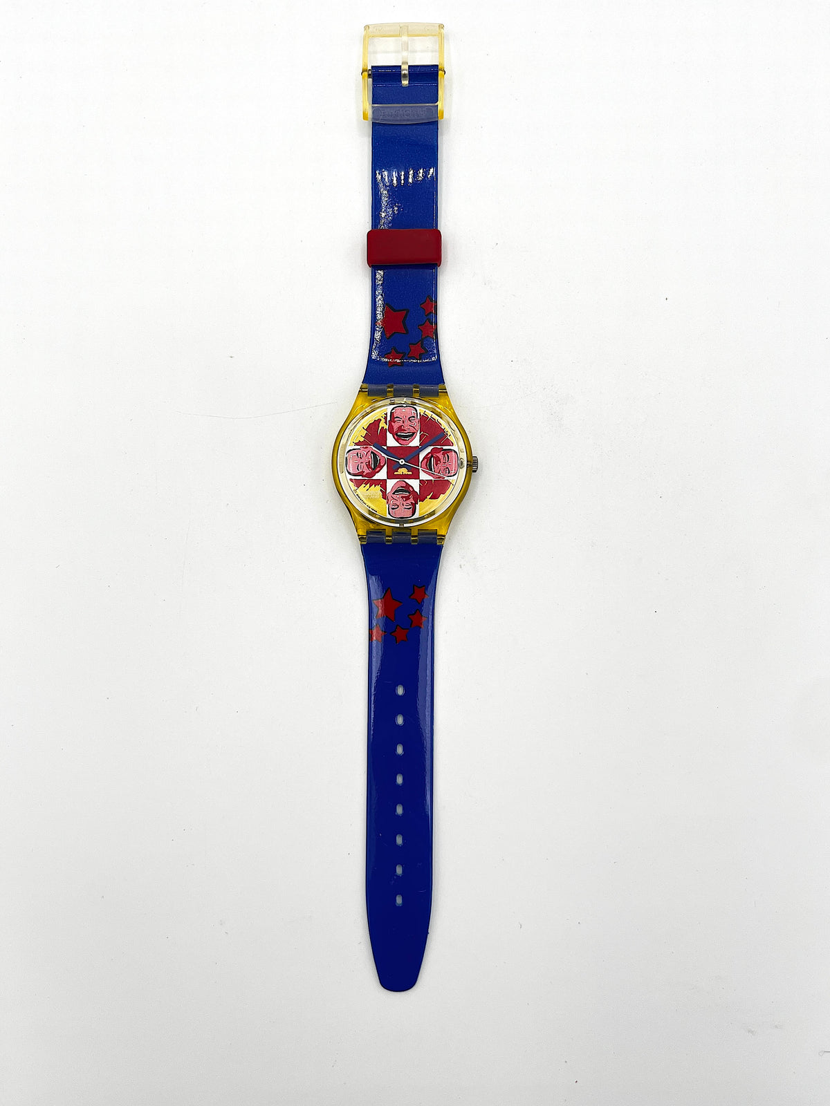 Swatch Gent Artist Special WILD LAUGH GJ117 by Yue Minjun (1996)