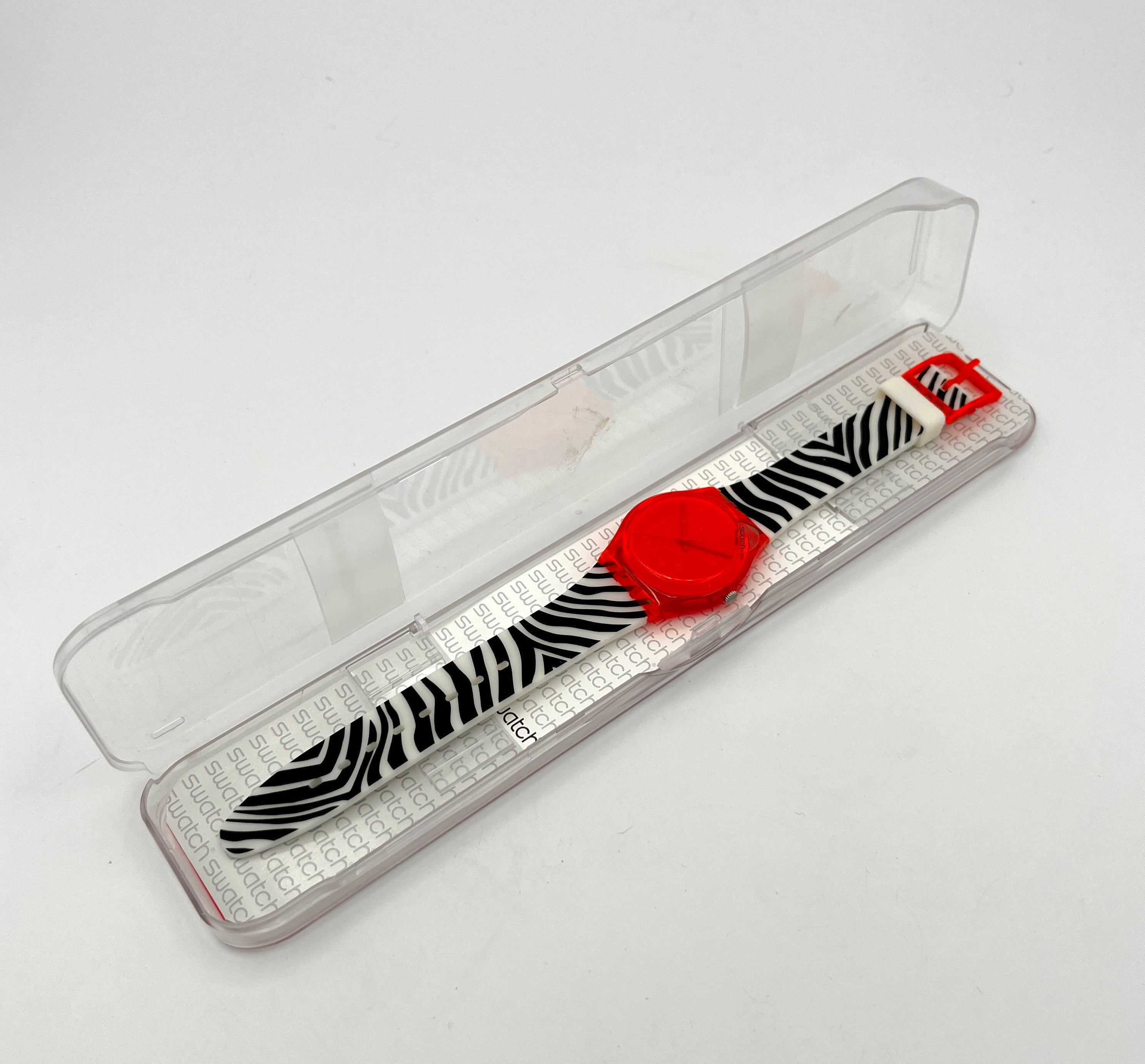 Swatch Gent Orange Zebra GO107 - year 2011 Swatch (2011) Unisex  main image 3