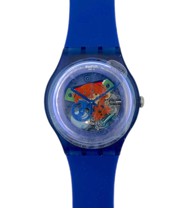 Swatch New Gent INDIGO LACQUERED SUON101 (2012)