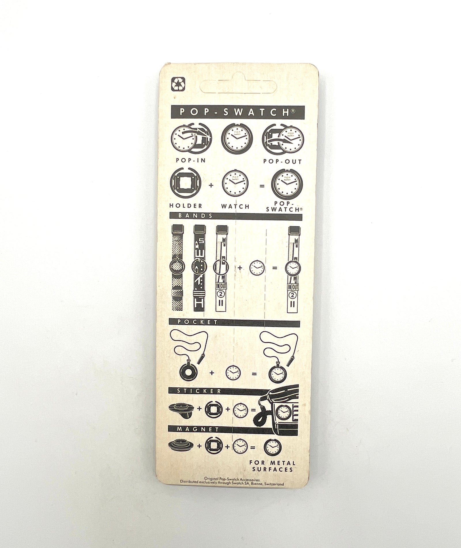 Replacement Band For Pop Swatch COCONUT APWK158 (1992)