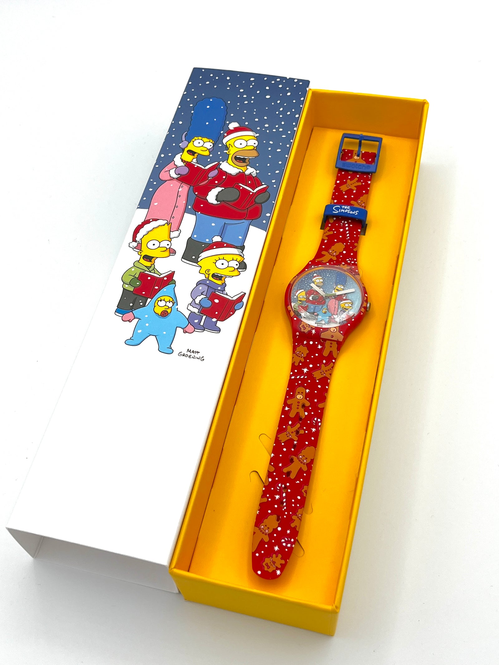 Swatch Simpsons WONDROUS WINTER WONDERLAND SUOZ361 (2023)