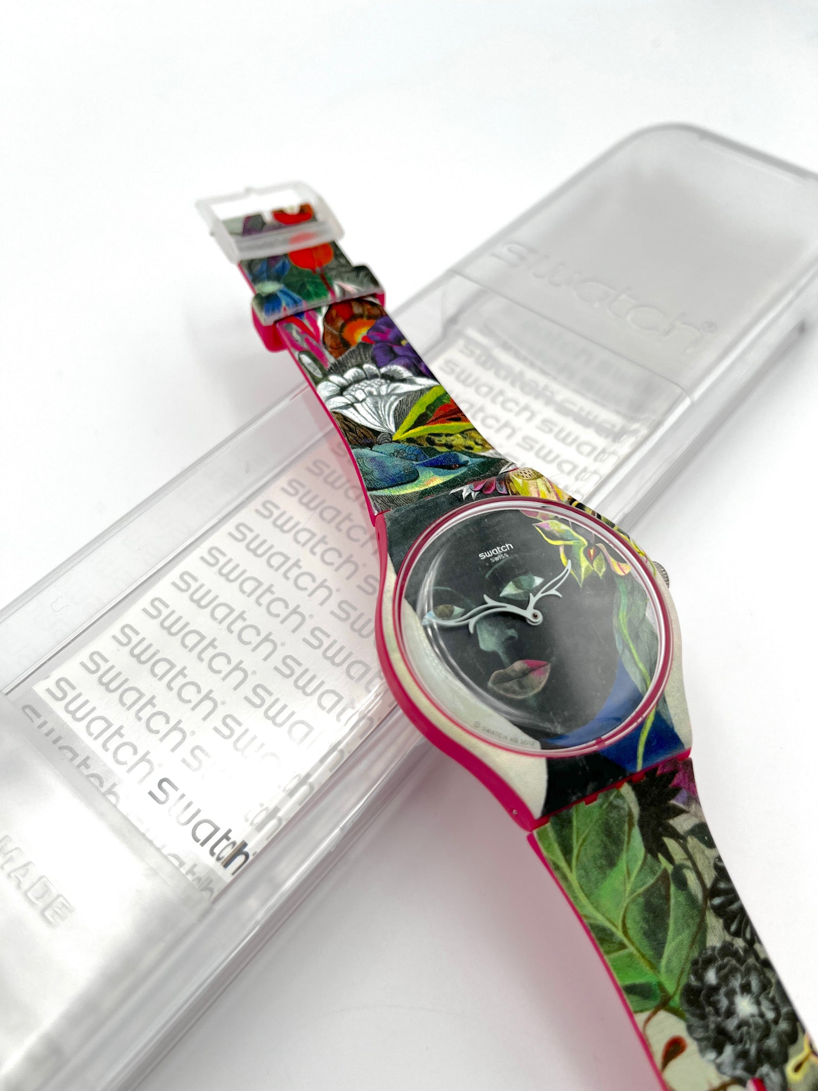 Swatch New Gent FLOWERHEAD SUOZ164 by Olaf Hajek (2014)