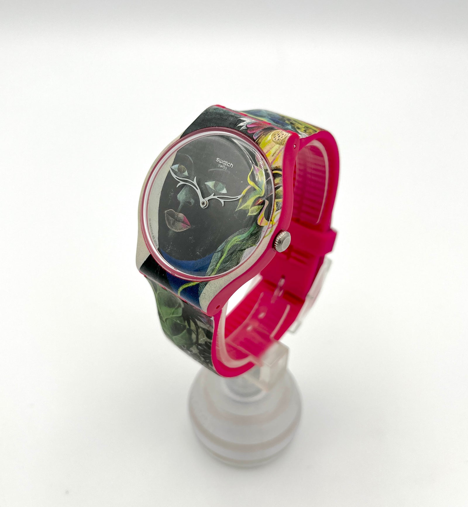 Swatch New Gent FLOWERHEAD SUOZ164 by Olaf Hajek (2014)
