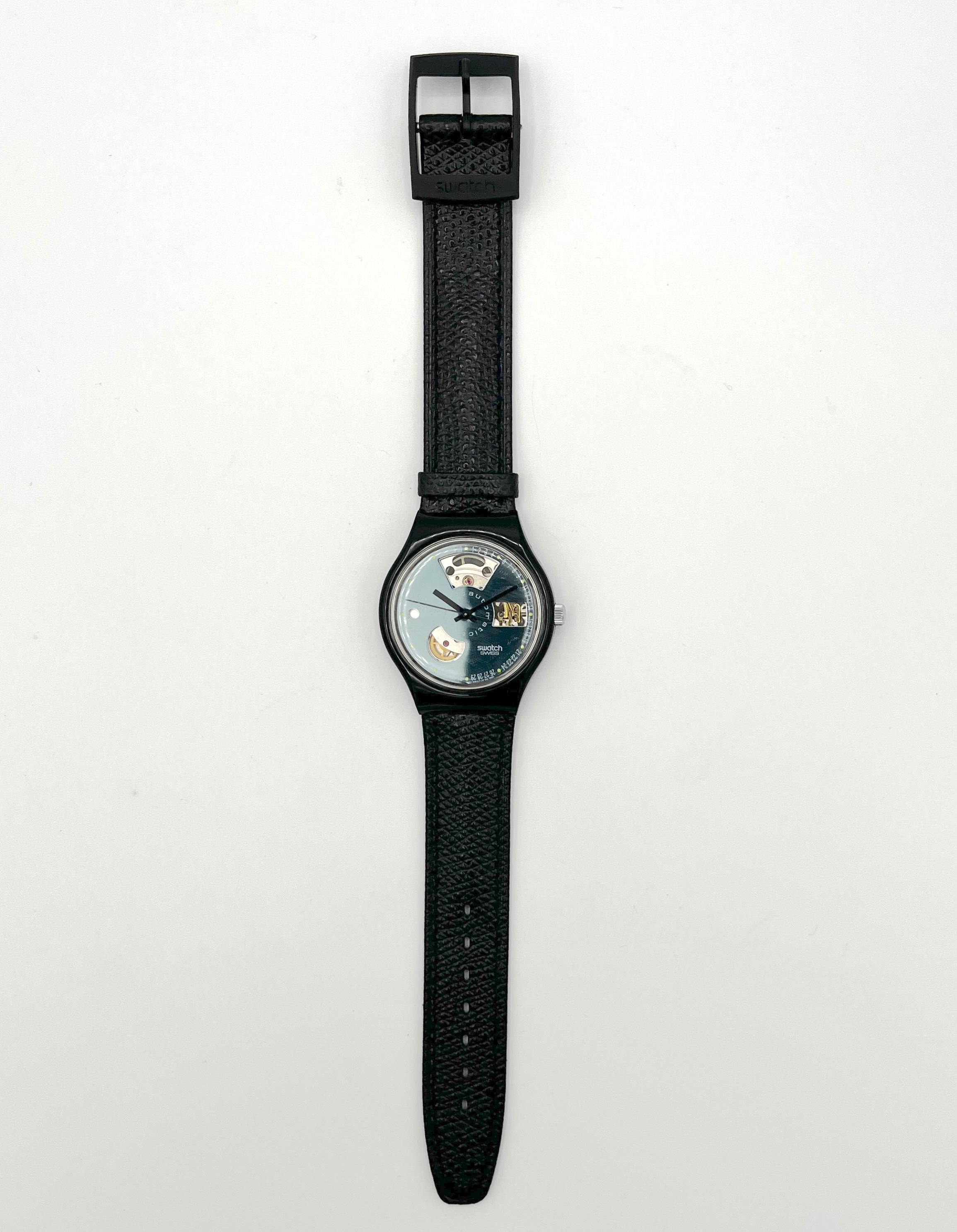 vintage Swatch Automatic BLACK MOTION SAB100 2nd version (1991)