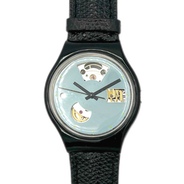 Swatch Automatic BLACK MOTION SAB100 2ème version (1991)