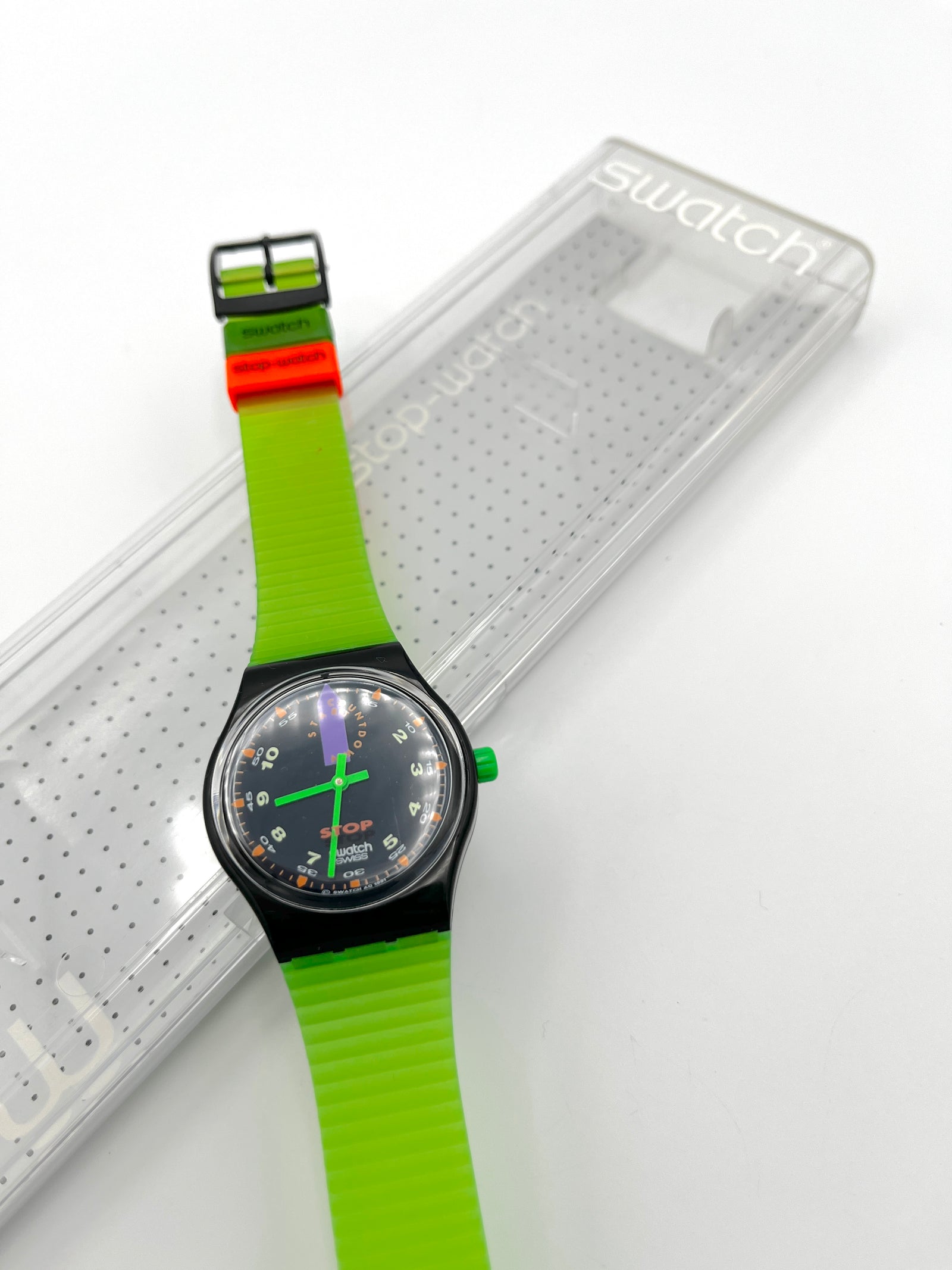 Swatch Stop Watch JESS RUSH SSB100 (1992)