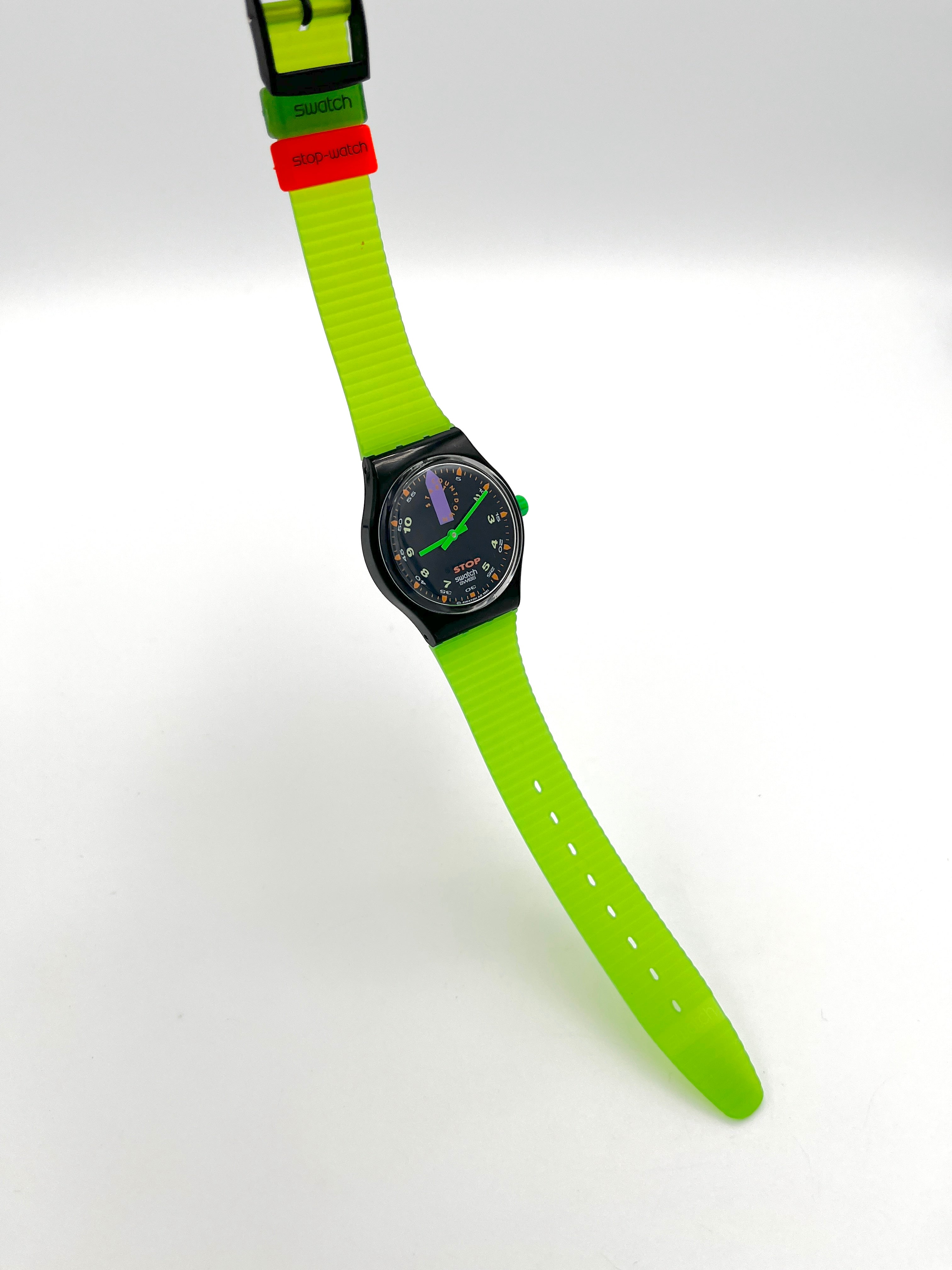 Swatch Stop Watch JESS RUSH SSB100 (1992) - new in box
