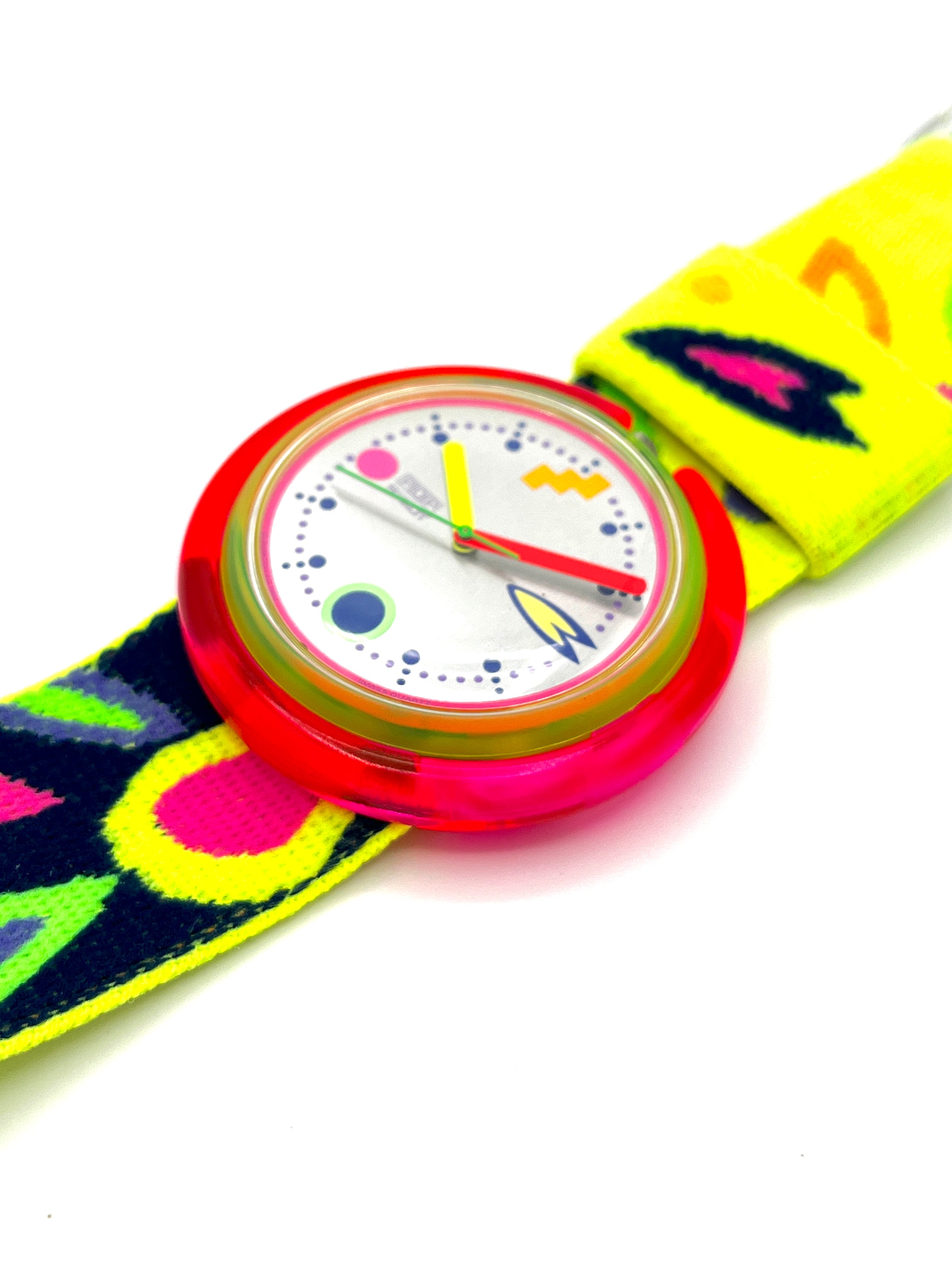 Pop Swatch MICRO GARDEN PWJ103 (1992) - new in box display picture 2