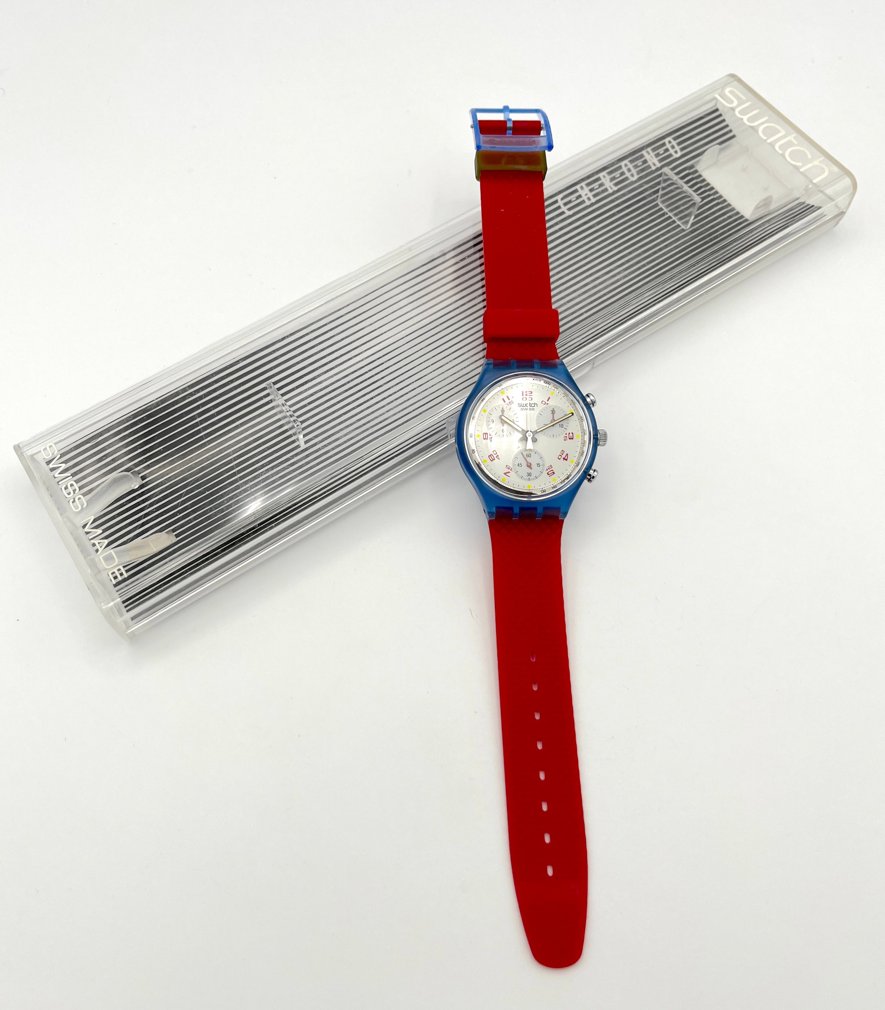Swatch Chrono JFK SCN103 (1992) - new in box