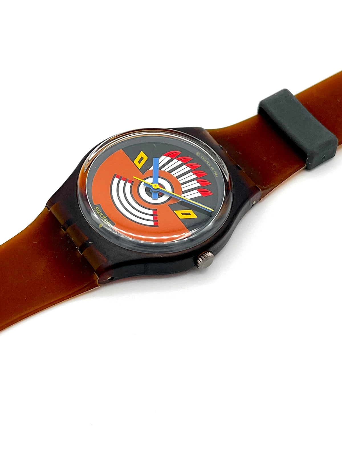 Swatch Gent RUFFLED FEATHERS GF100 (1986)