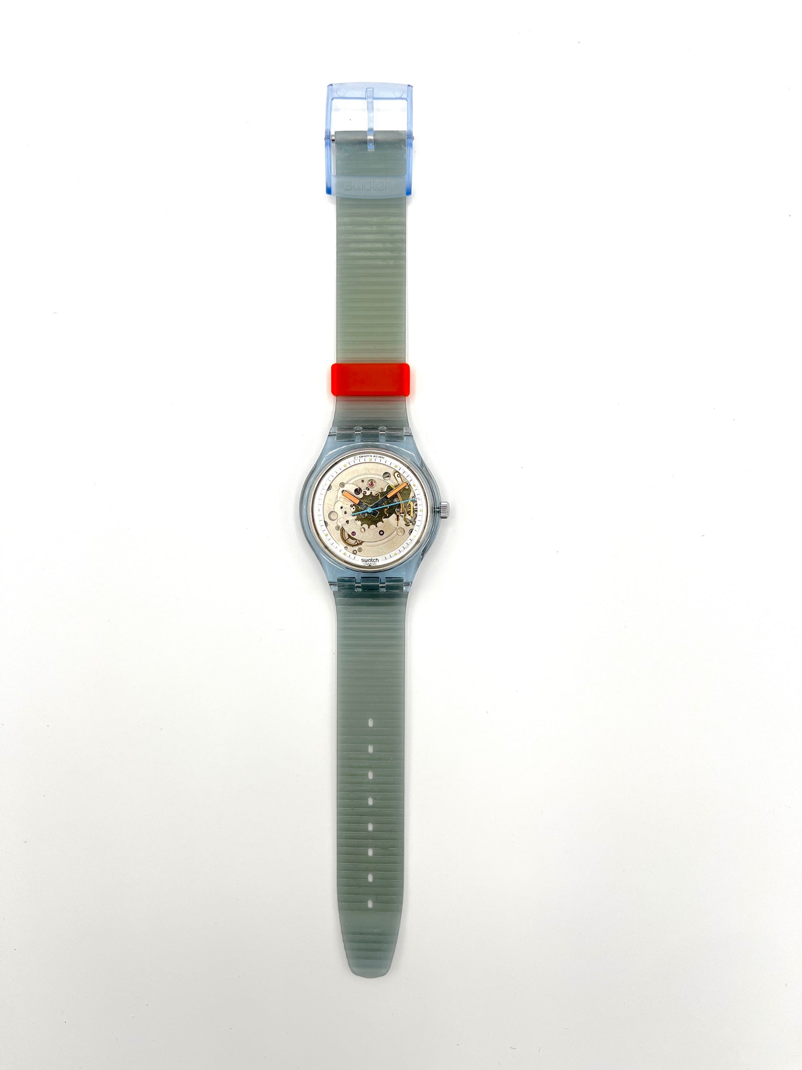 Swatch Automatic BLUE MATIC SAN100 1st version (1991)